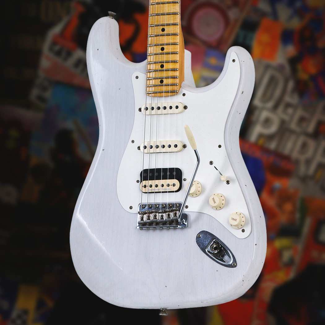 Image of Fender custom shop 1959 stratocaster dealer select jrn hss mn wbl 1050