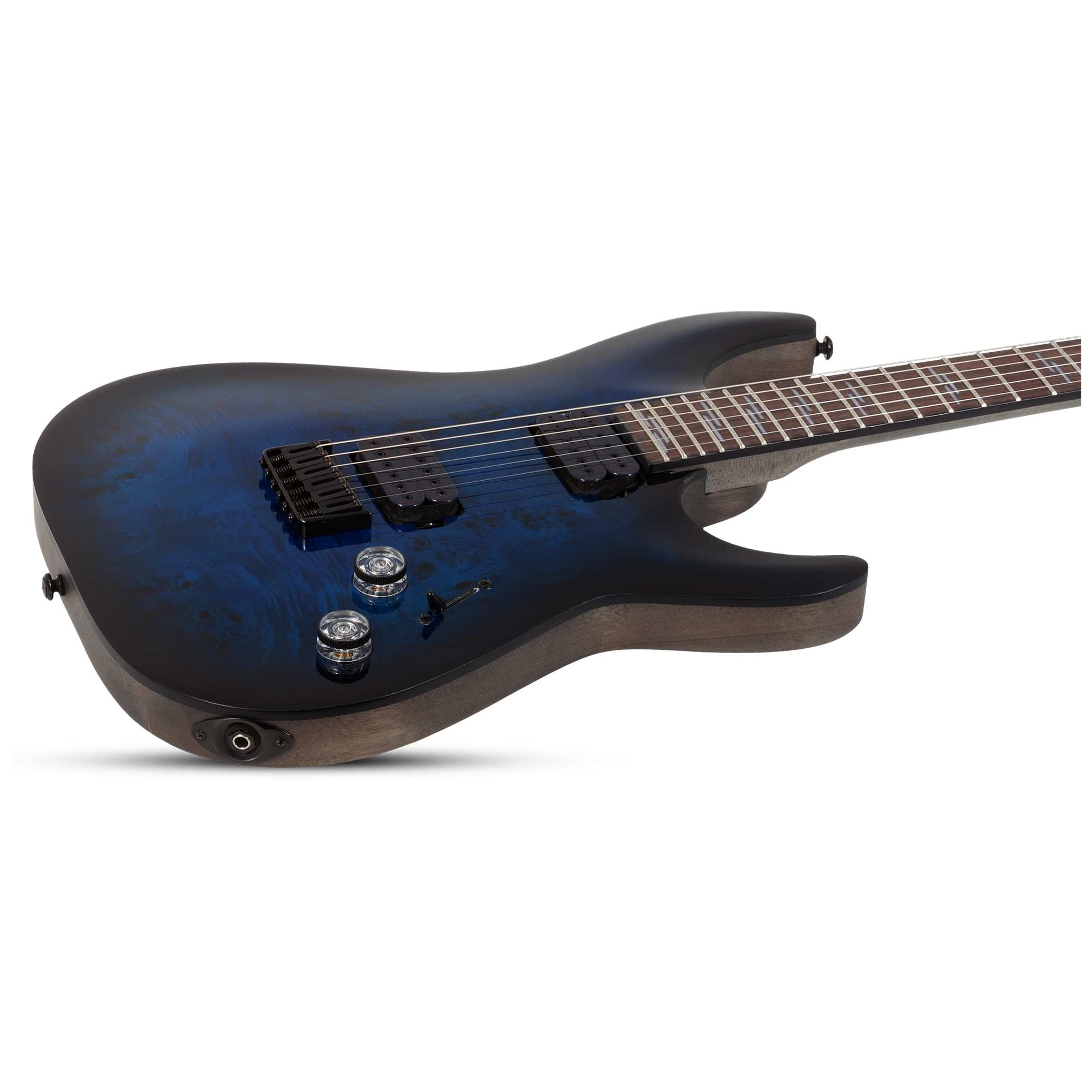 Schecter - Schecter Omen Elite 6 See Thru Blue Burst - 4