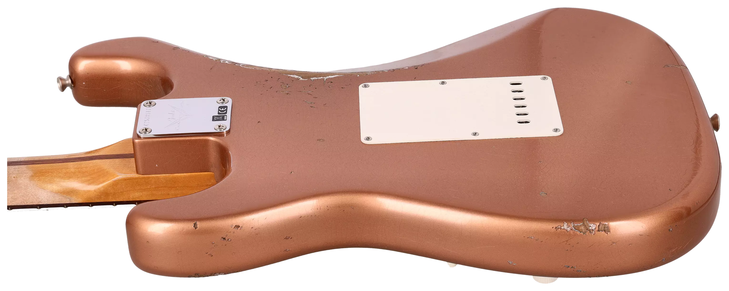 Fender Custom Shop 1963 Stratocaster Relic Aged Copper Metallic #CZ578517 12