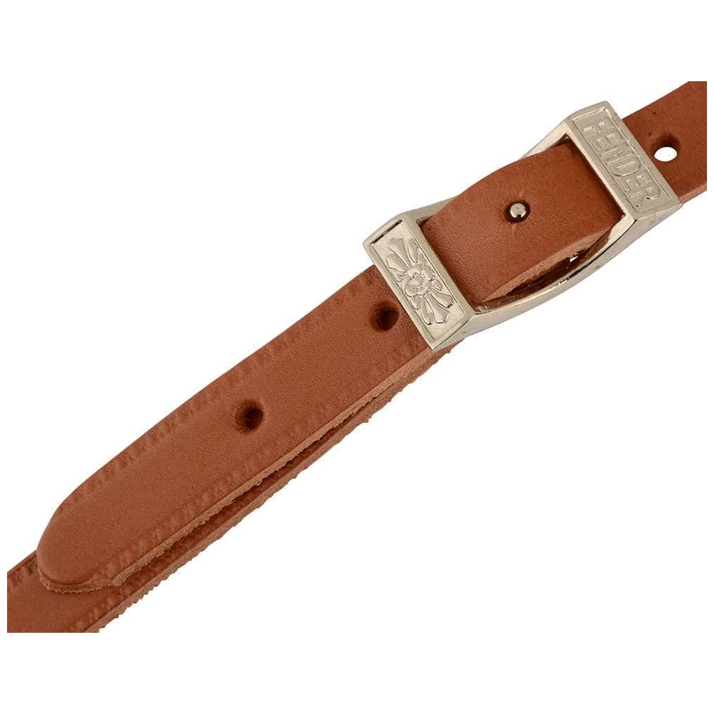 Fender - Fender Gitarrengurt Deluxe Vintage Strap Leather Natur - 2