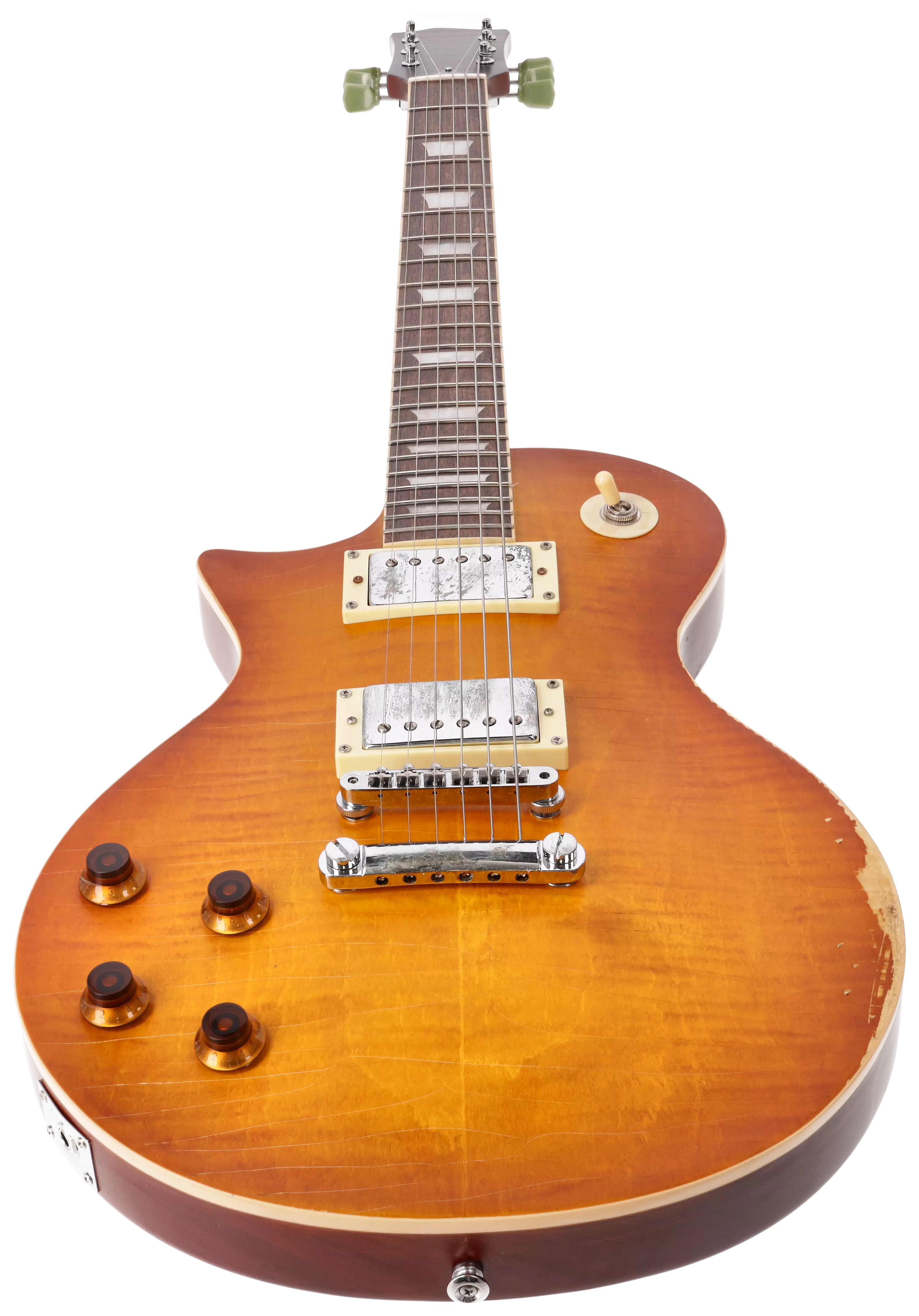 Redwood Relics LP-Style LH Dirty Lemon Burst inkl. Case 3
