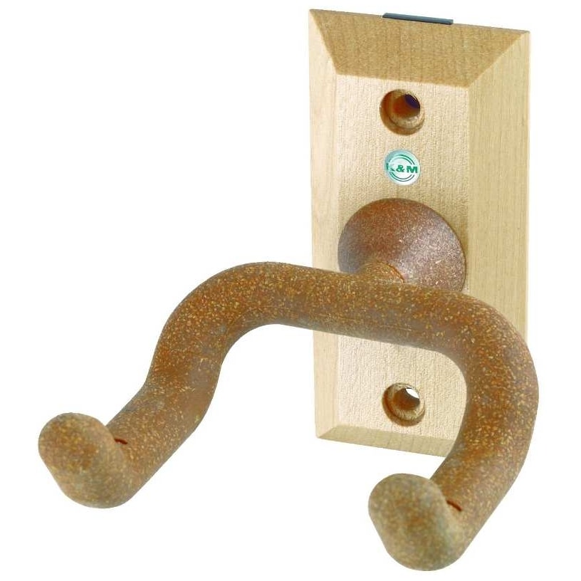 König Meyer - König Meyer 16220 Gitarren-Wandhalter Holzplatte Kork