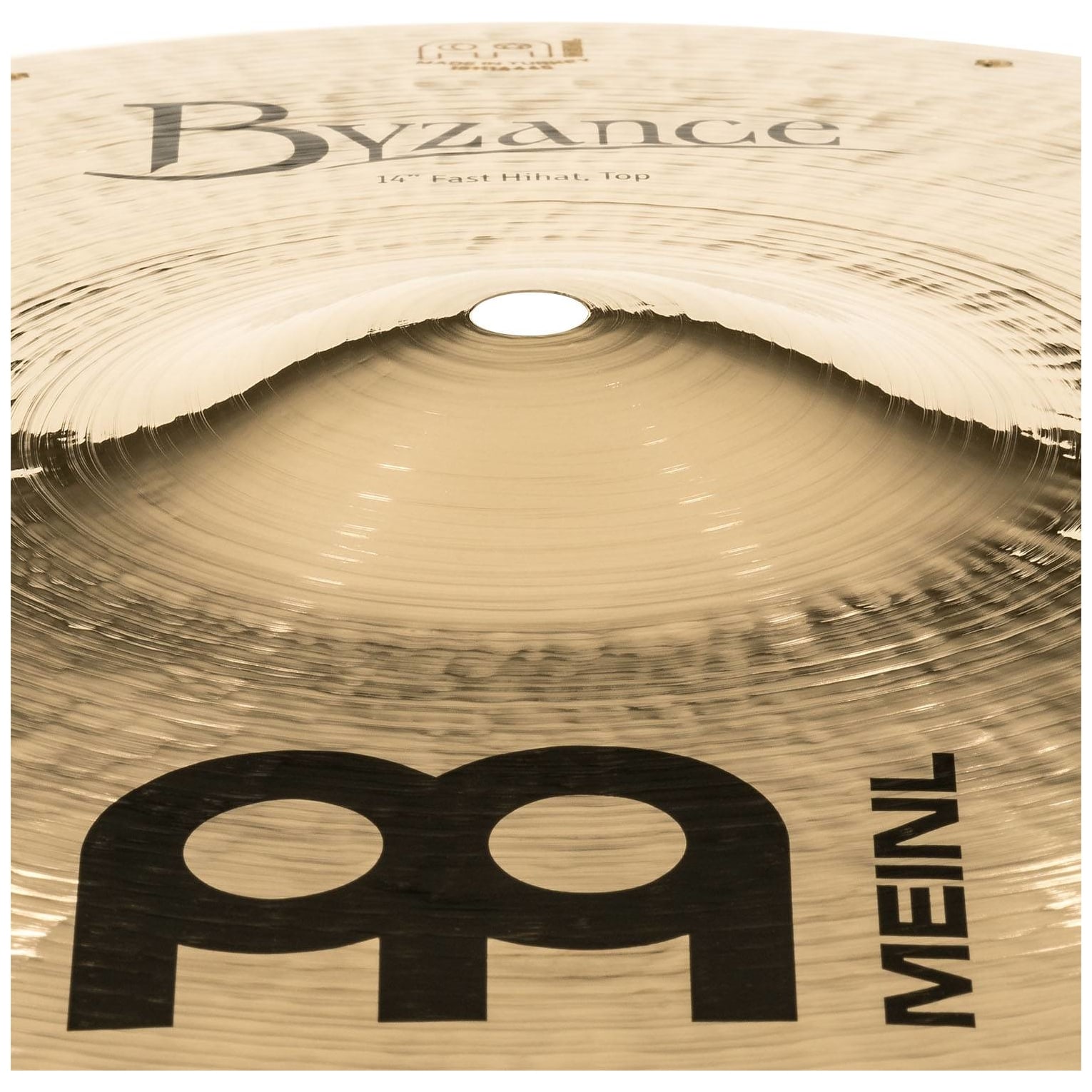 Image of Meinl cymbals b14fh  14 byzance brilliant fast hihat 10023649 3