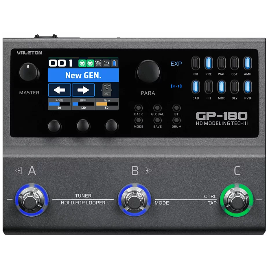 Valeton GP-180 Multi-Effects Processor & IR Loader 1
