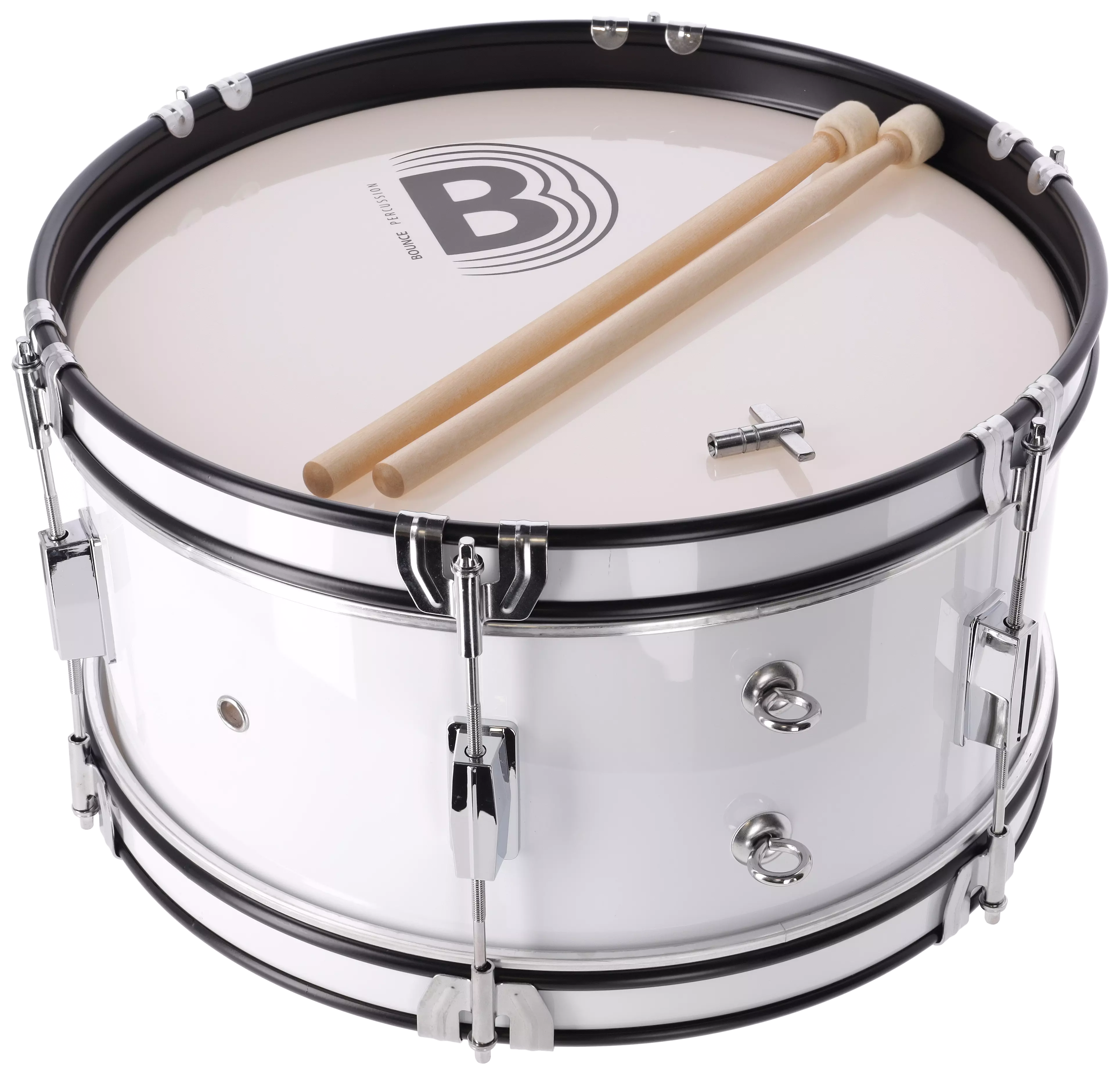 Bounce JMB-1 - Junior Marching Bassdrum 16"x7" white
