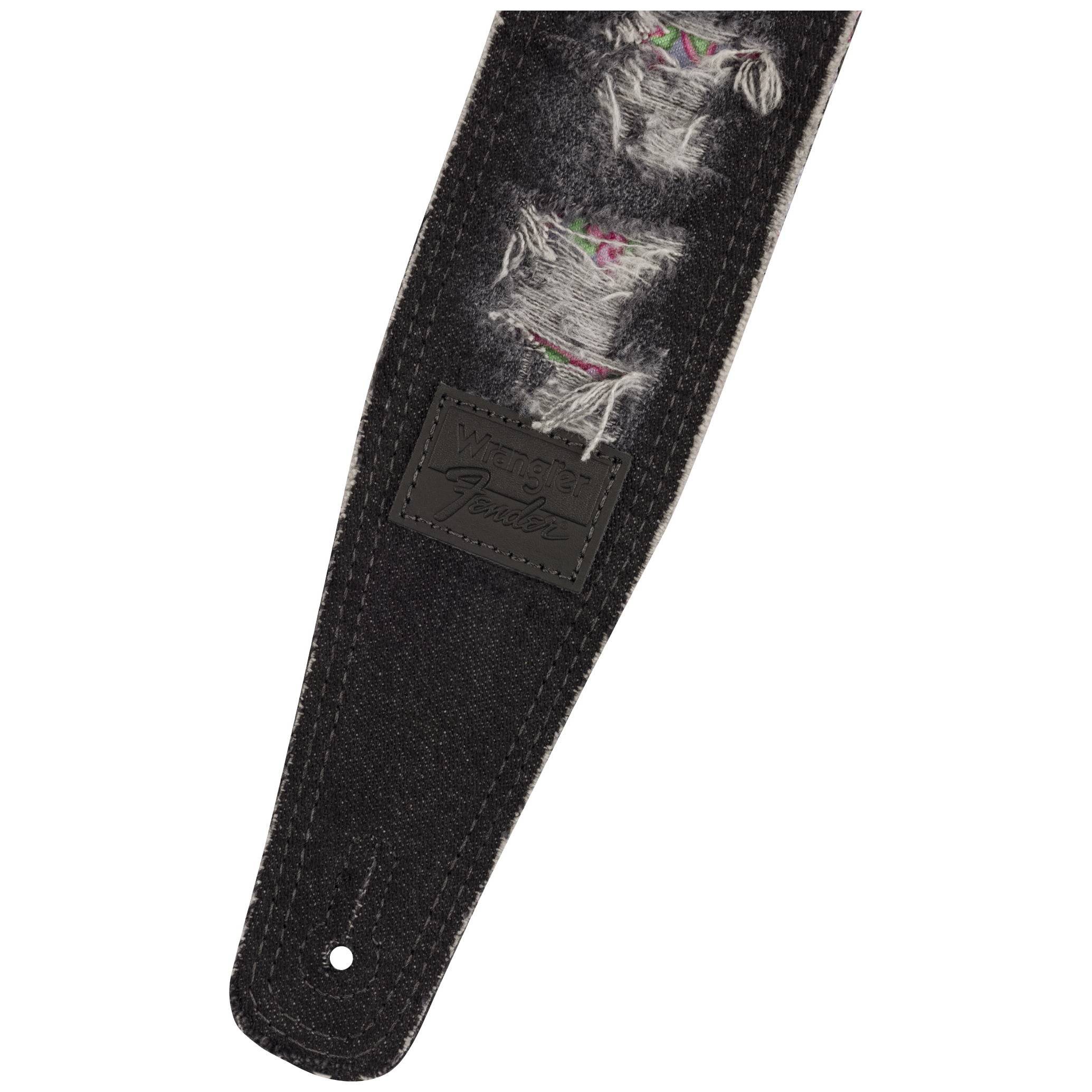 Fender Wrangler Ripped Denim Strap Black 1