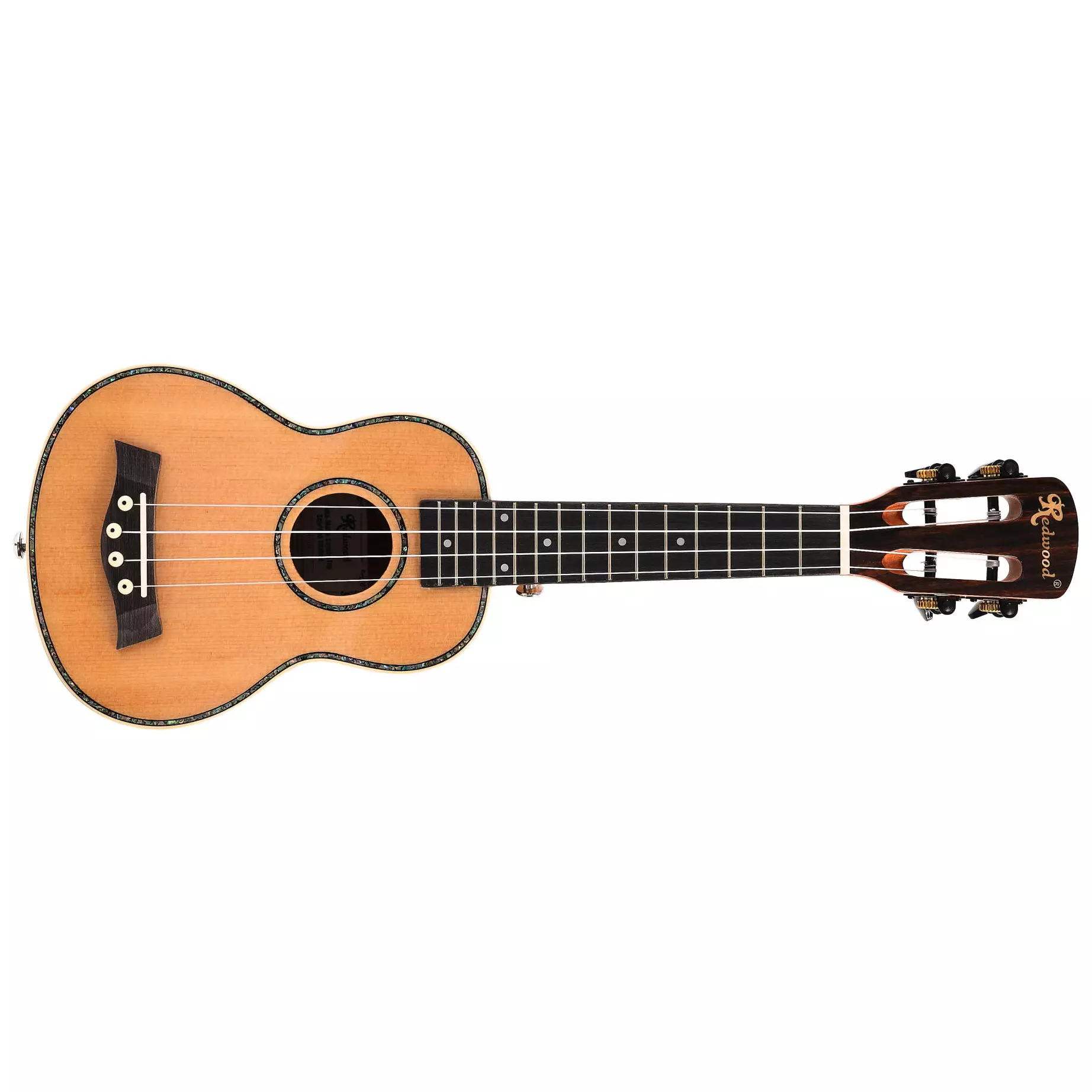 Redwood Halo-Halo Solid Top Gloss Soprano Ukulele 1
