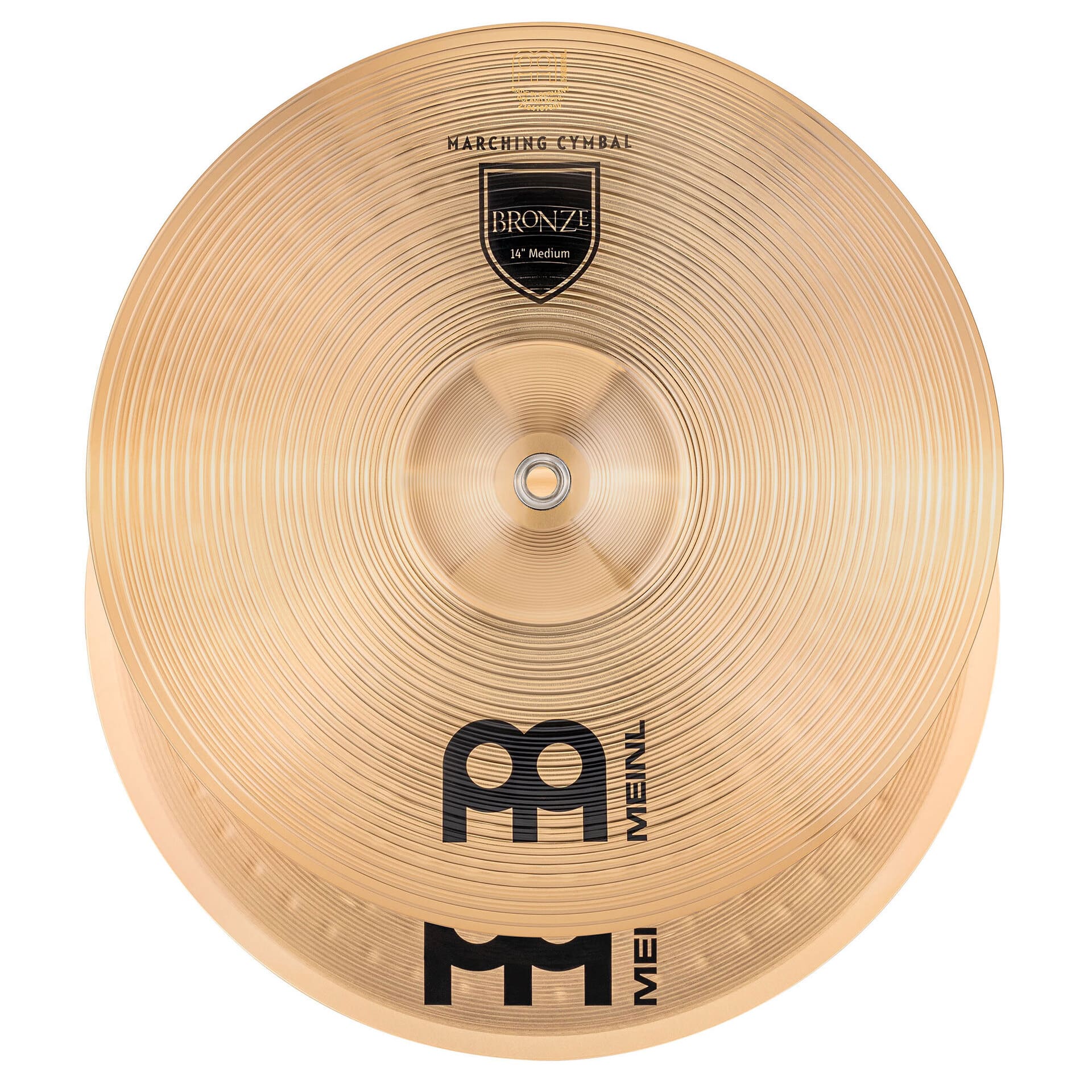 Meinl Cymbals Student Bronze MA-BZ-14M 14" Marching Cymbals