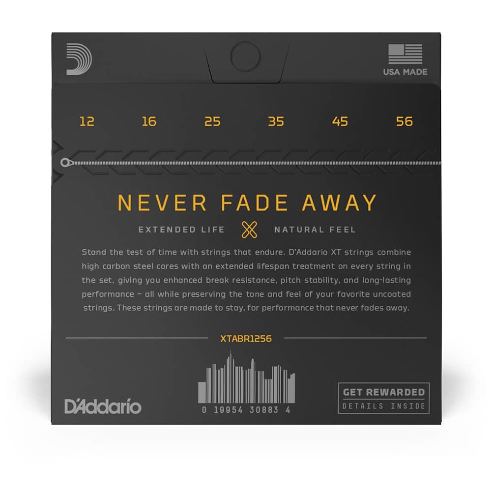 D’Addario - D’Addario XTAPB1256 - XT Acoustic Phosphor Bronze 012-056