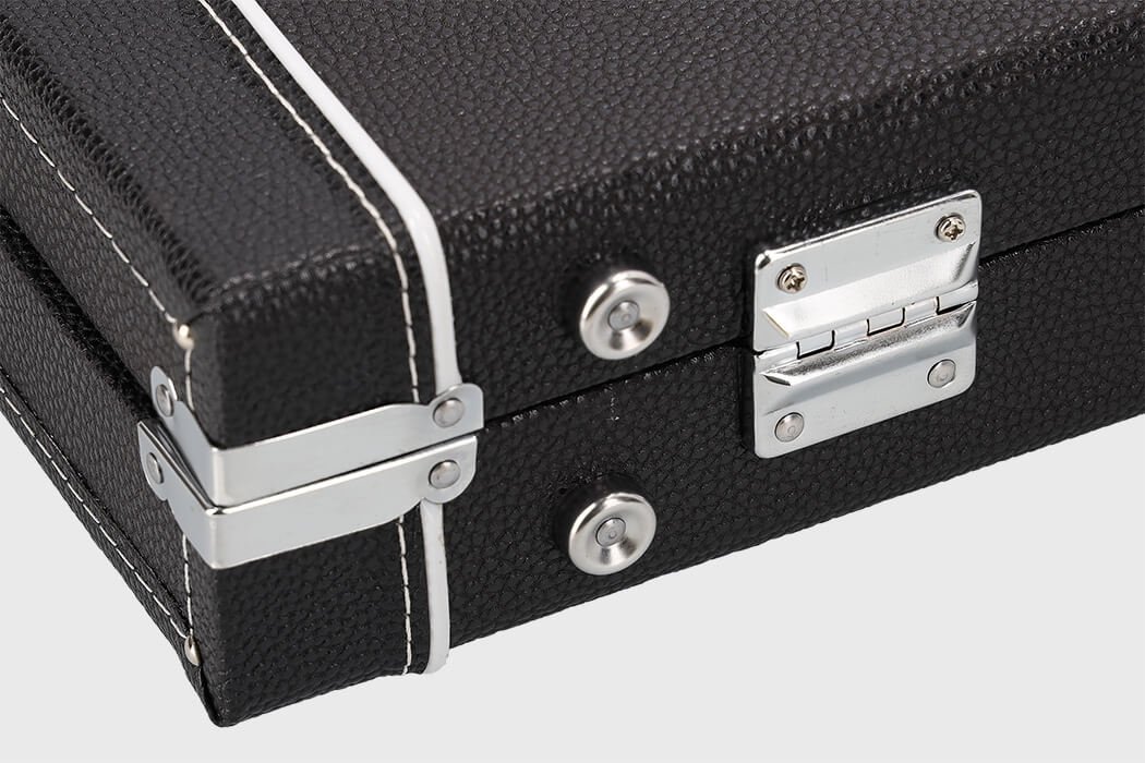 Image of Chicago classic e gitarre rechteckkoffer schwarz 7 grau 1050x700