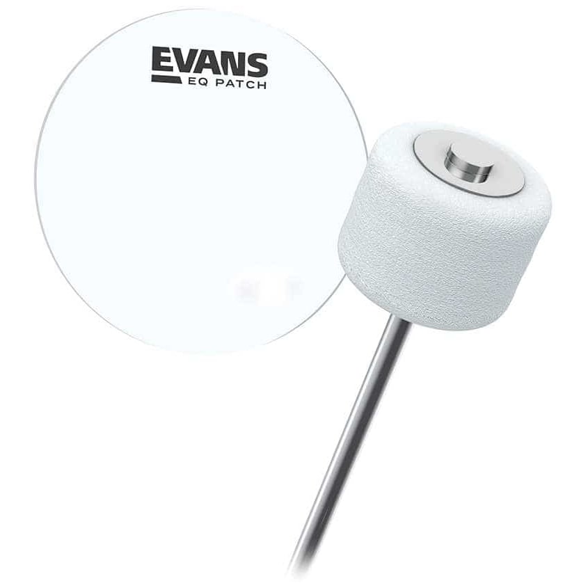 Evans - Evans EQPC1 - Evans EQ Single Pedal Patch - Clear Plastic - 1