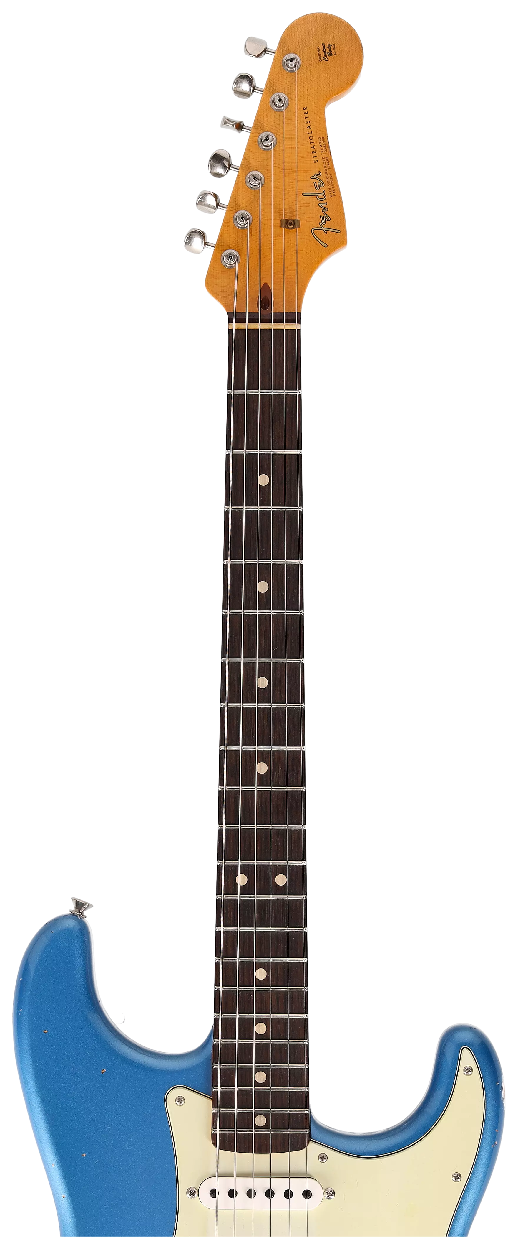 Fender Custom Shop 1963 Stratocaster Relic Aged Lake Placid Blue Metallic #1 9