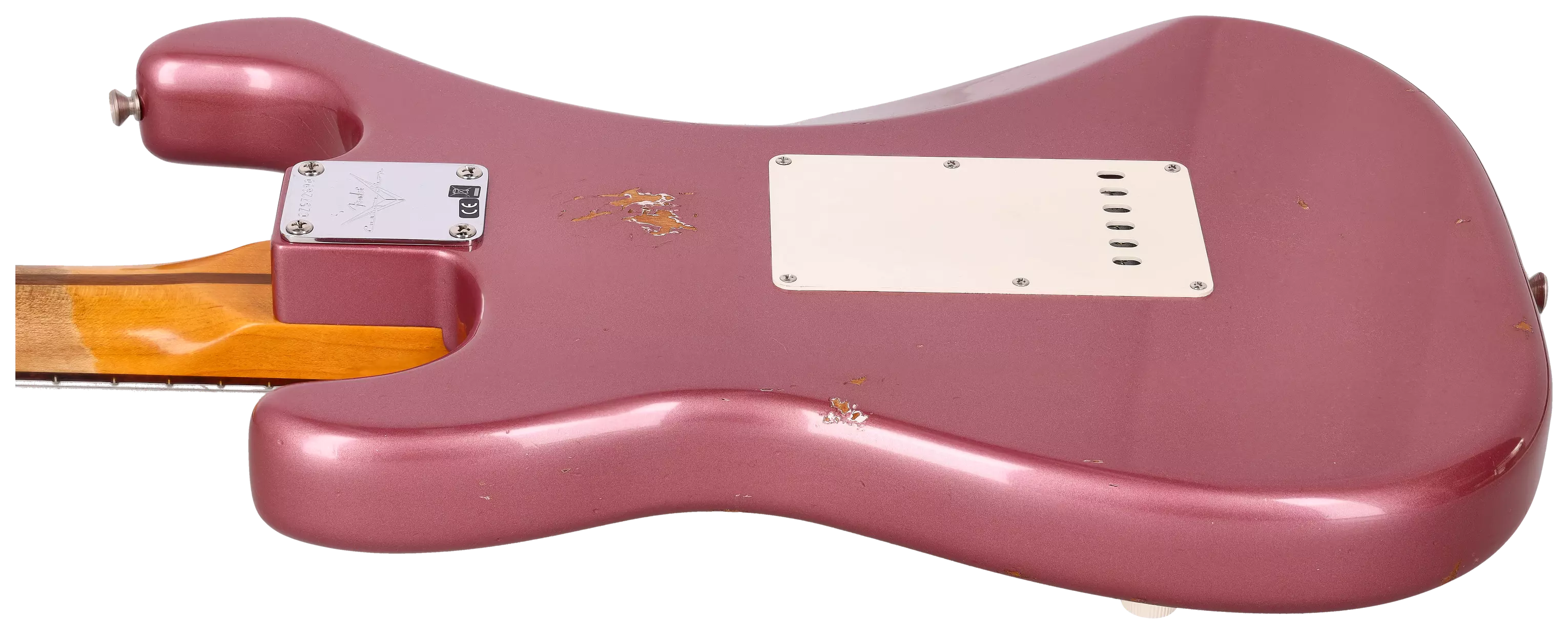 Fender Custom Shop 1963 Stratocaster Relic Aged Burgundy Mist Metallic #1 10