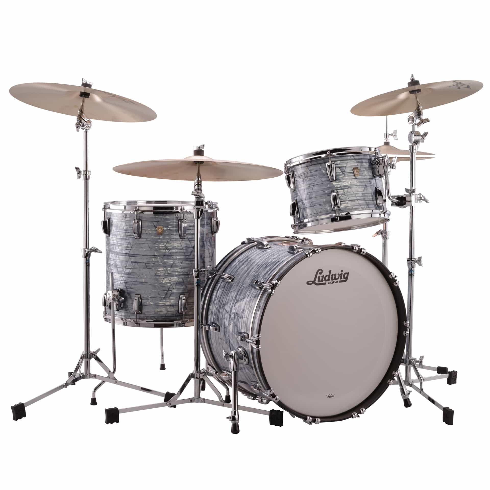 Ludwig Classic Maple 22"/12"/16" Sky Blue Pearl