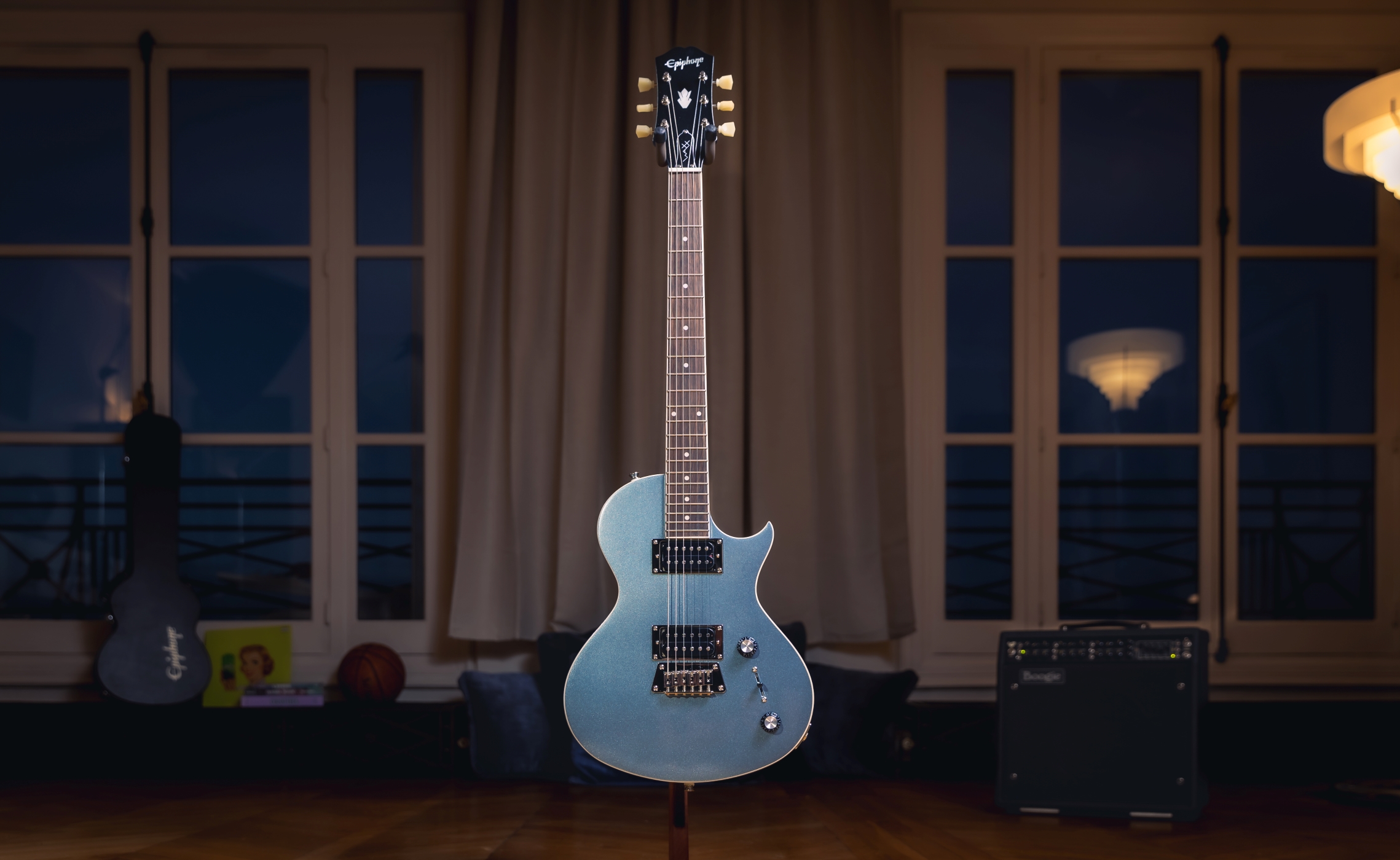 Image of Epiphone waxx nighthawk studio 01