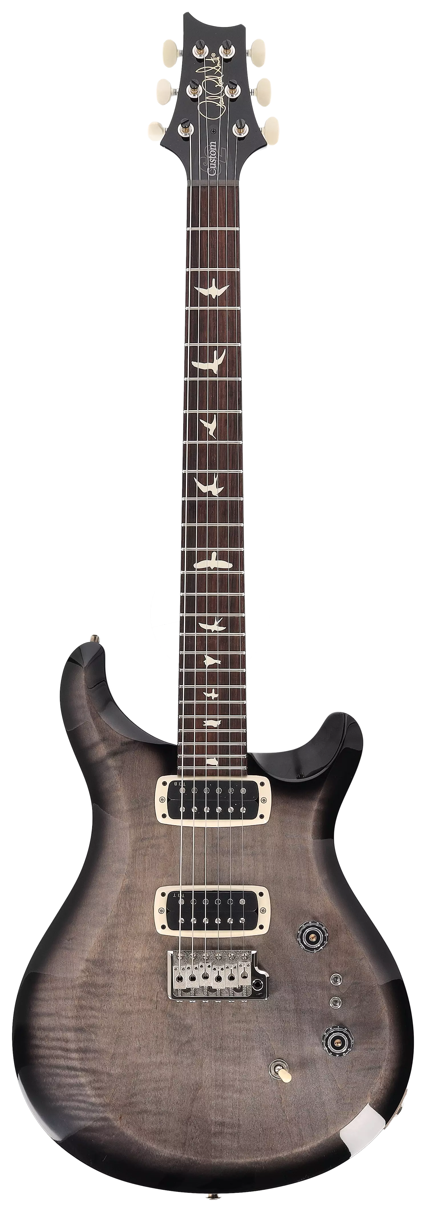 PRS S2 Custom 24-08 Faded Gray Black Burst