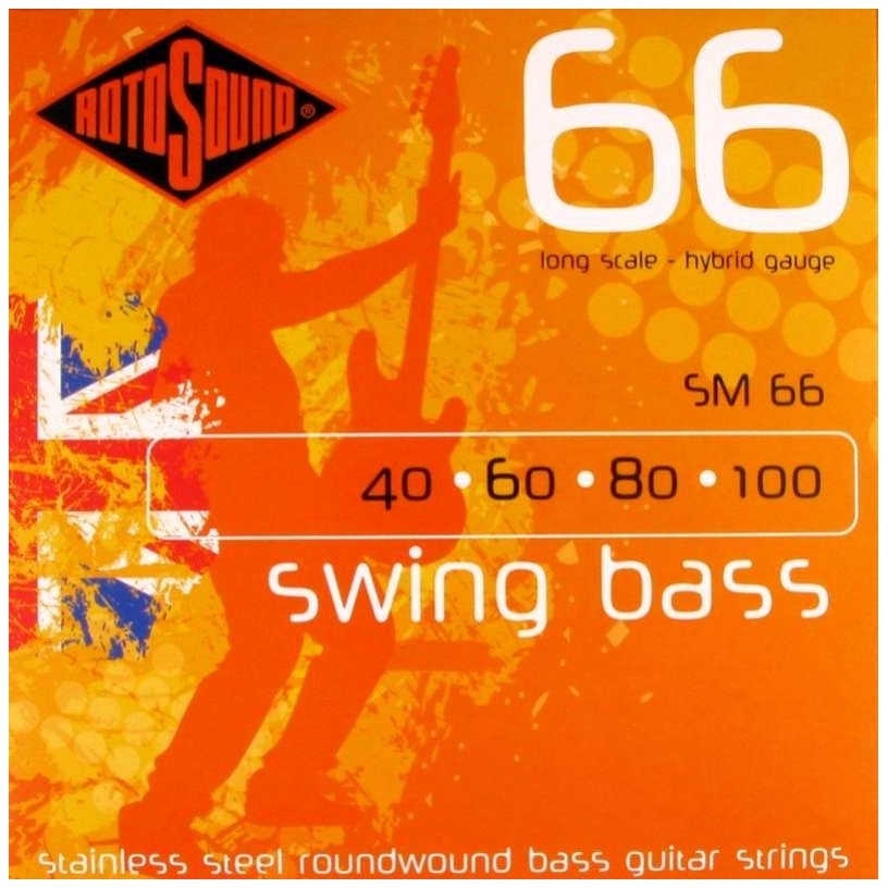 Rotosound - Rotosound SM66 Swing Bass Hybrid Stainless Steel 040 - 100
