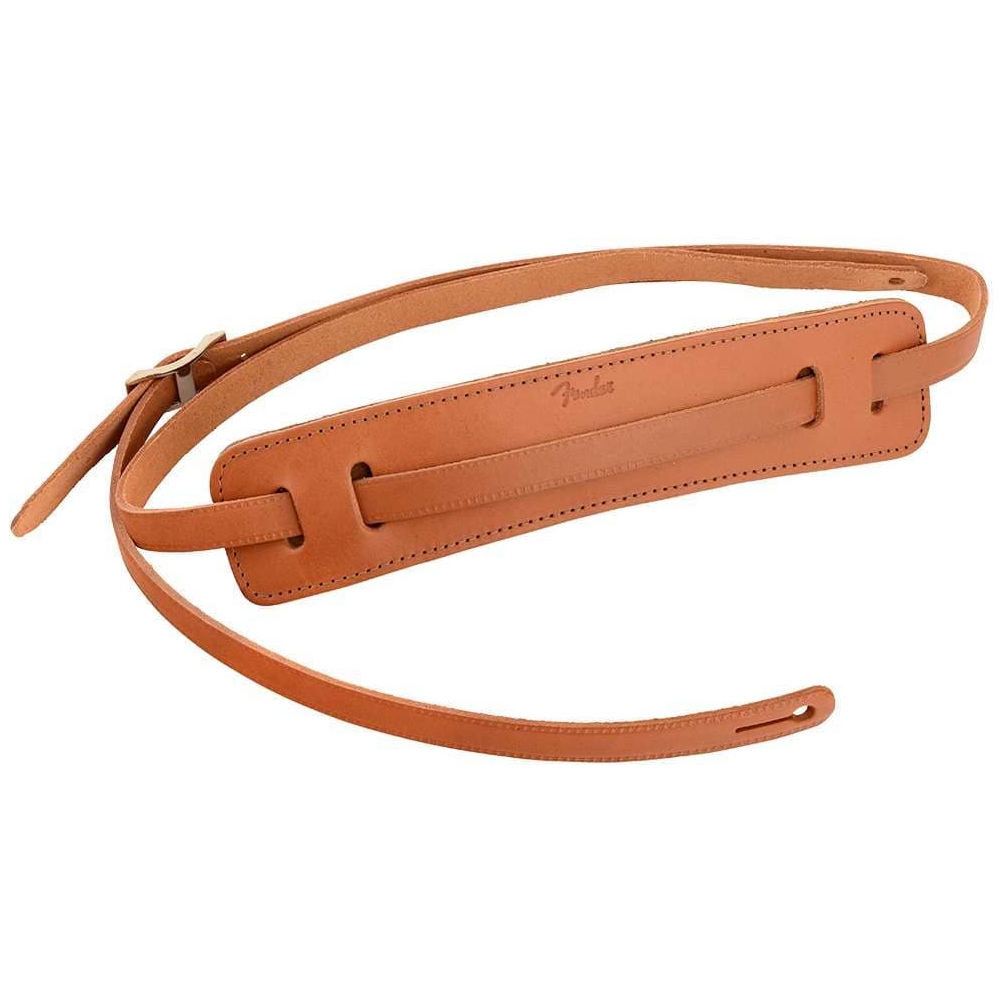 Fender - Fender Gitarrengurt Deluxe Vintage Strap Leather Natur