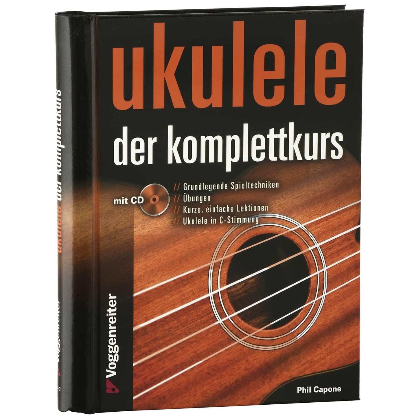 Image of Voggenreiter phil capone  ukulele  der komplettkurs  c stimmung (gcea) 10014527 0