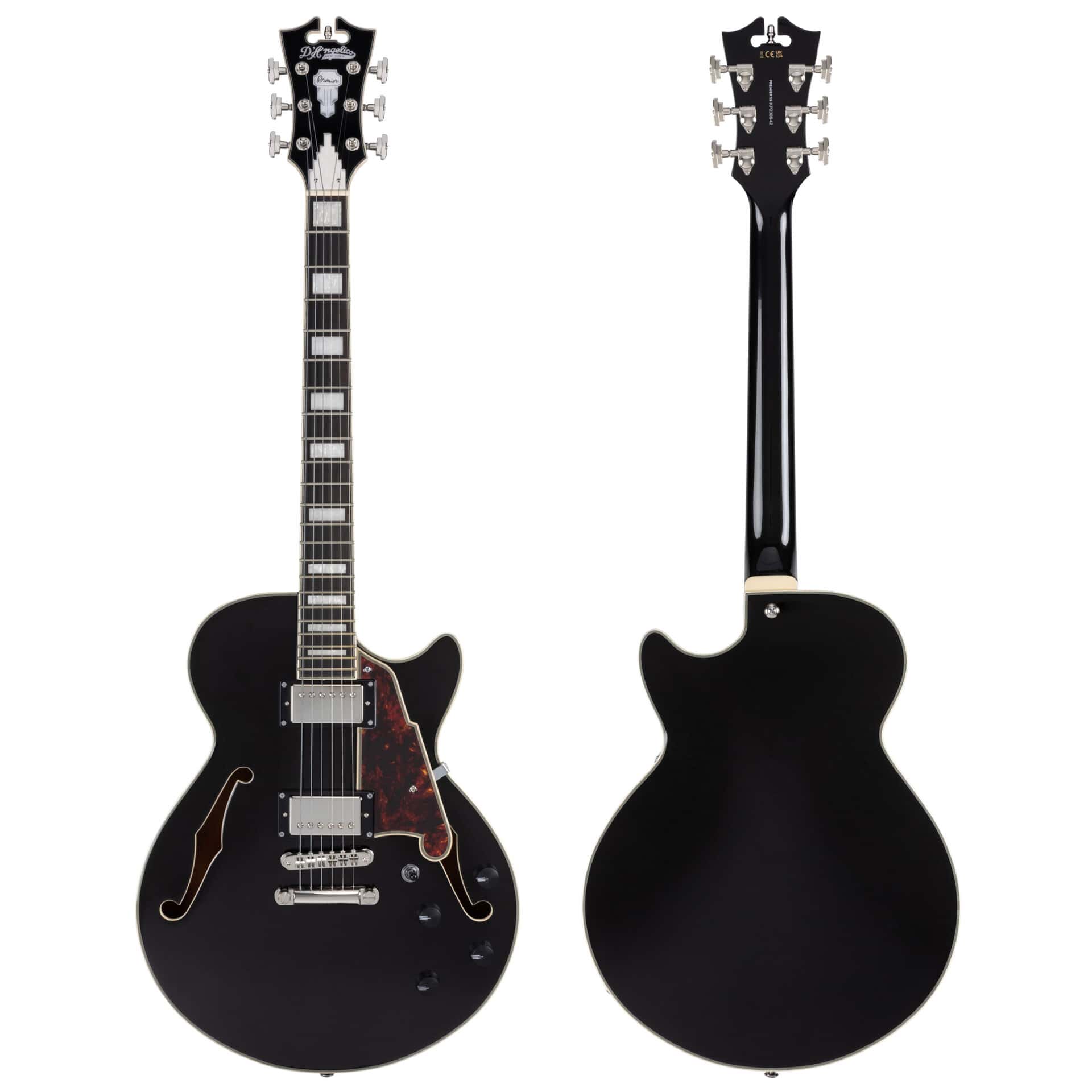 D’Angelico Guitars Premier SS Black Flake 2