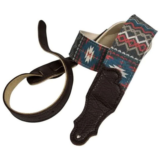  Aztec Graphic Strap Blue/Red 2"