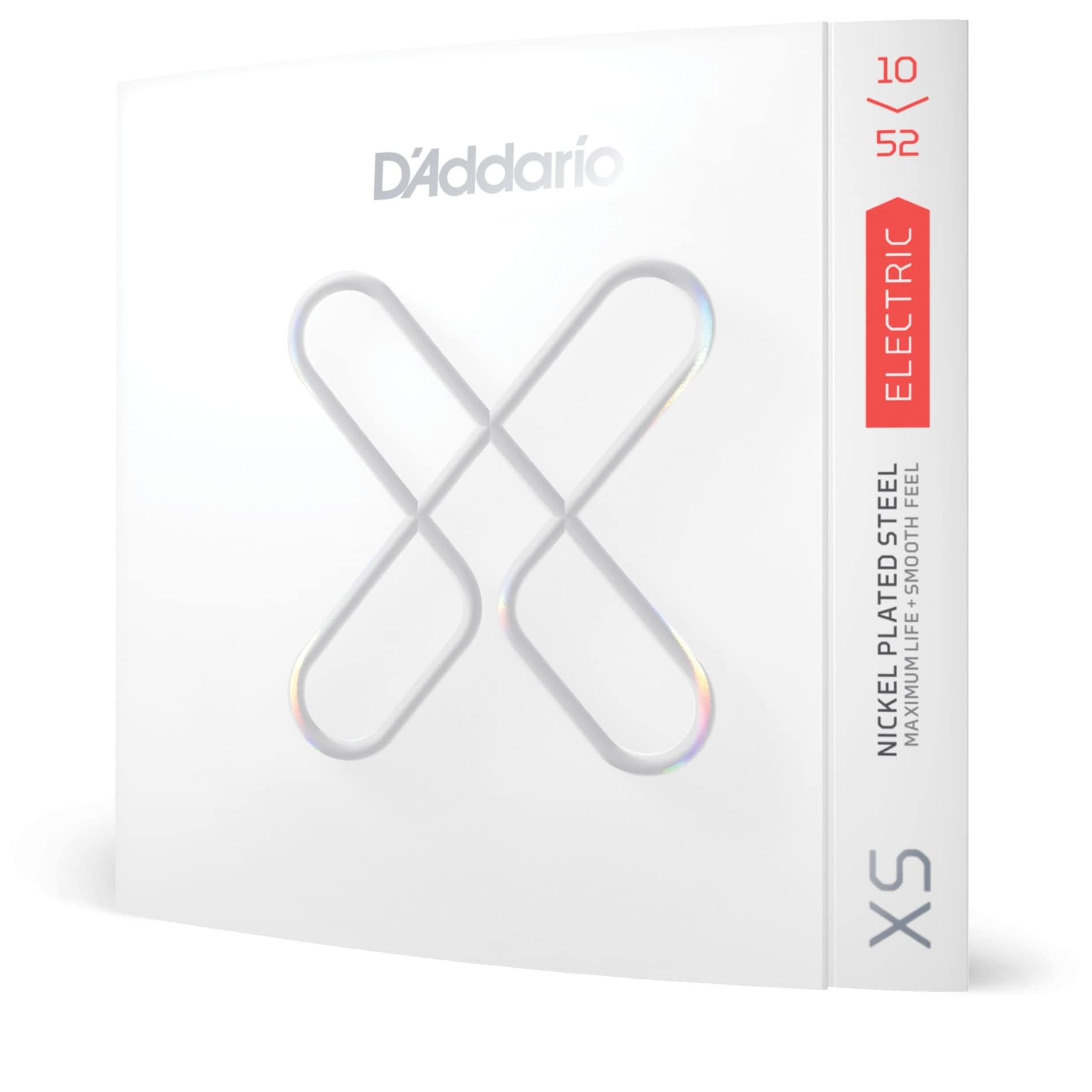 D’Addario - D’Addario XSE1052 - XS Nickel Coated 010-052 Light Top H eavy Bottom