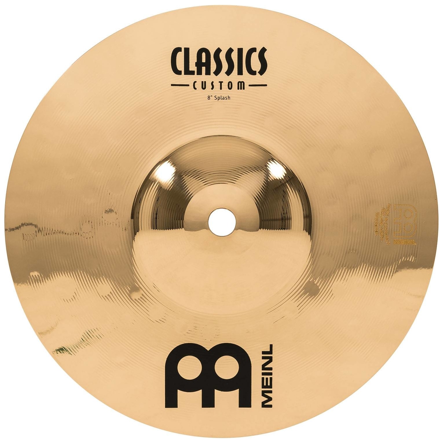 Meinl Cymbals - Meinl Cymbals CC8S-B - 8 Classics Custom Brilliant Splash
