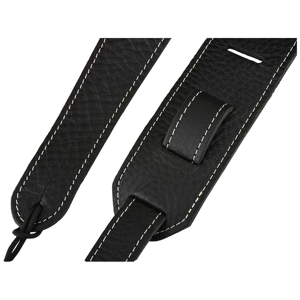 Fender - Fender Gitarrengurt Monogrammed Leather Schwarz - 1