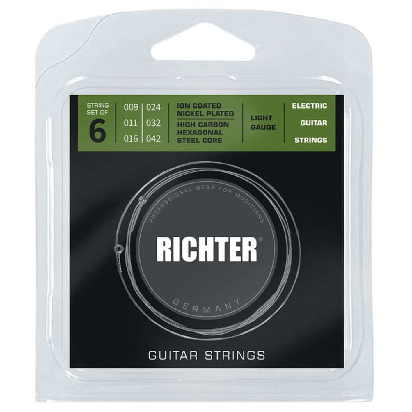 Richter Ion Coated Nickel Wound Light Gauge 009-042 10028512-0
