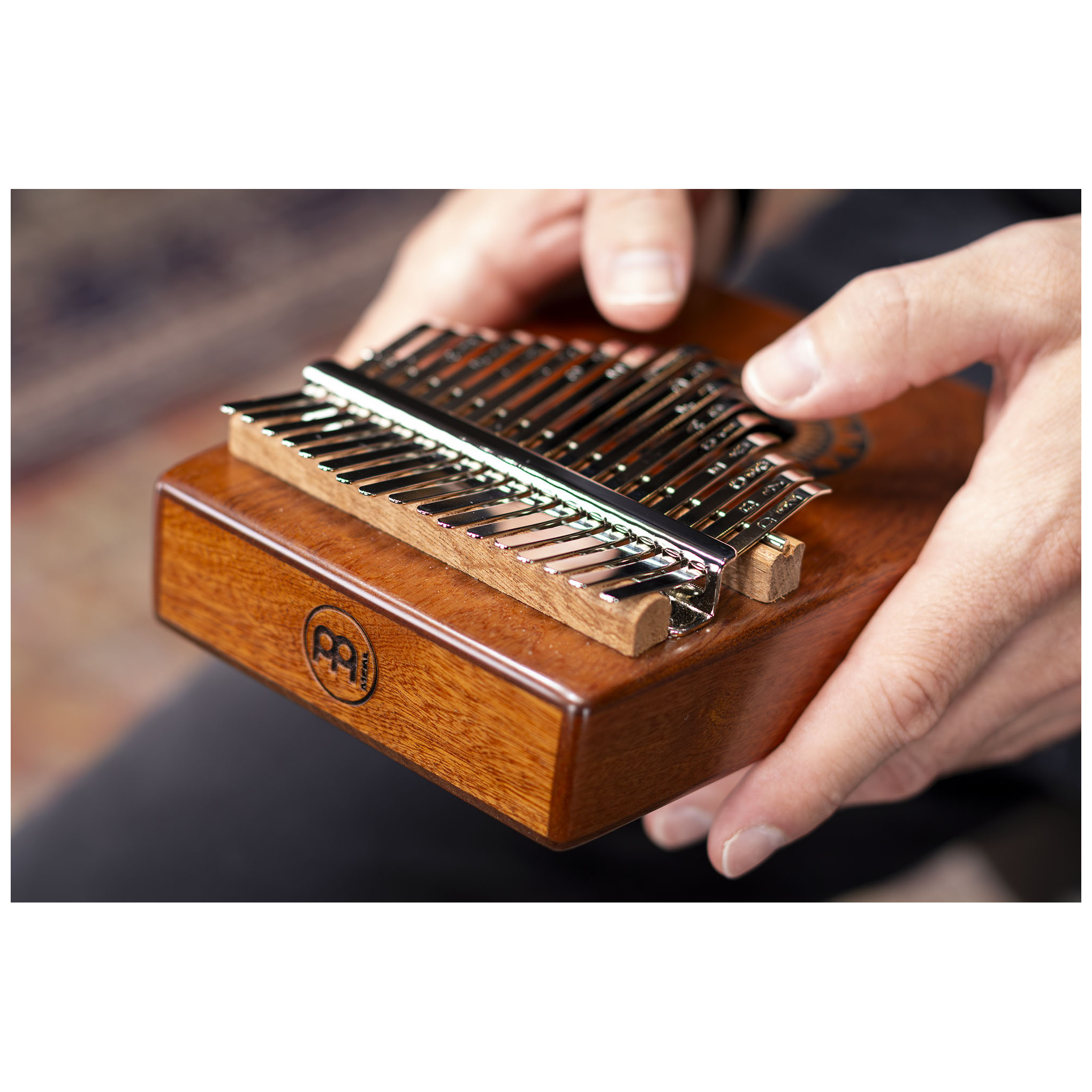 Meinl Percussion KA17SU - Sound Hole Designer Kalimba, Sun 17