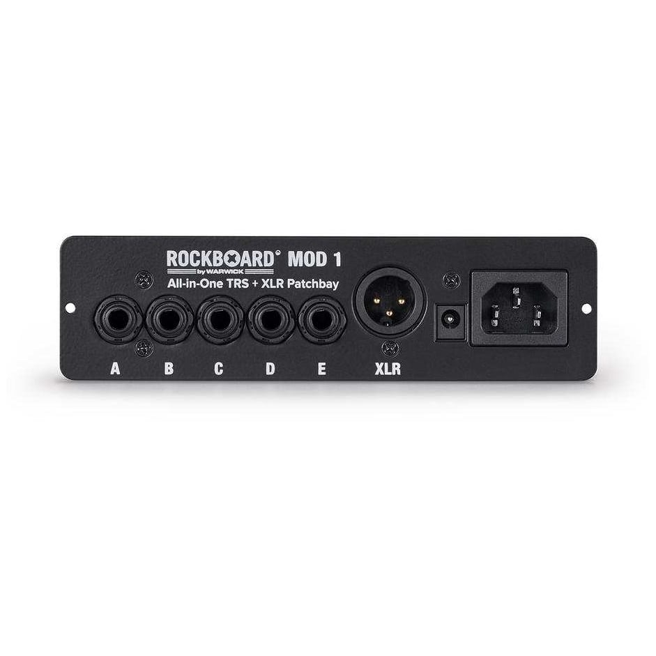 RockBoard - RockBoard MOD 1 V2All in One TRS XLR IEC Barrel Patchbay - 1