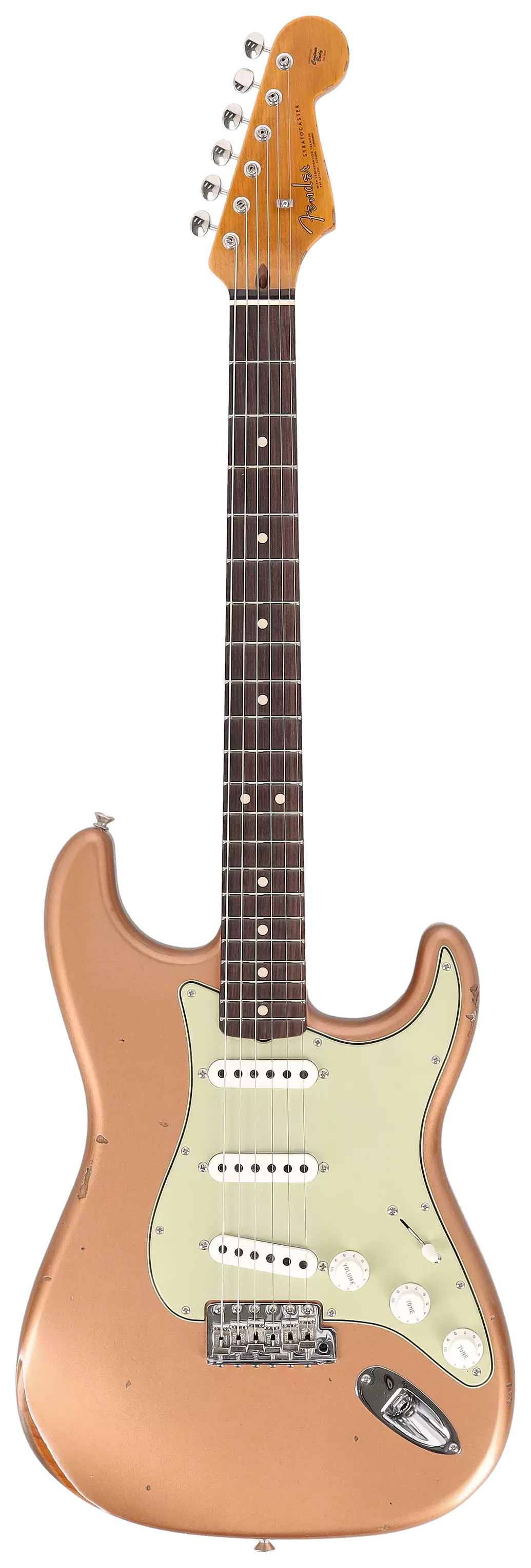 Fender Custom Shop 1963 Stratocaster Relic Aged Copper Metallic #CZ578517