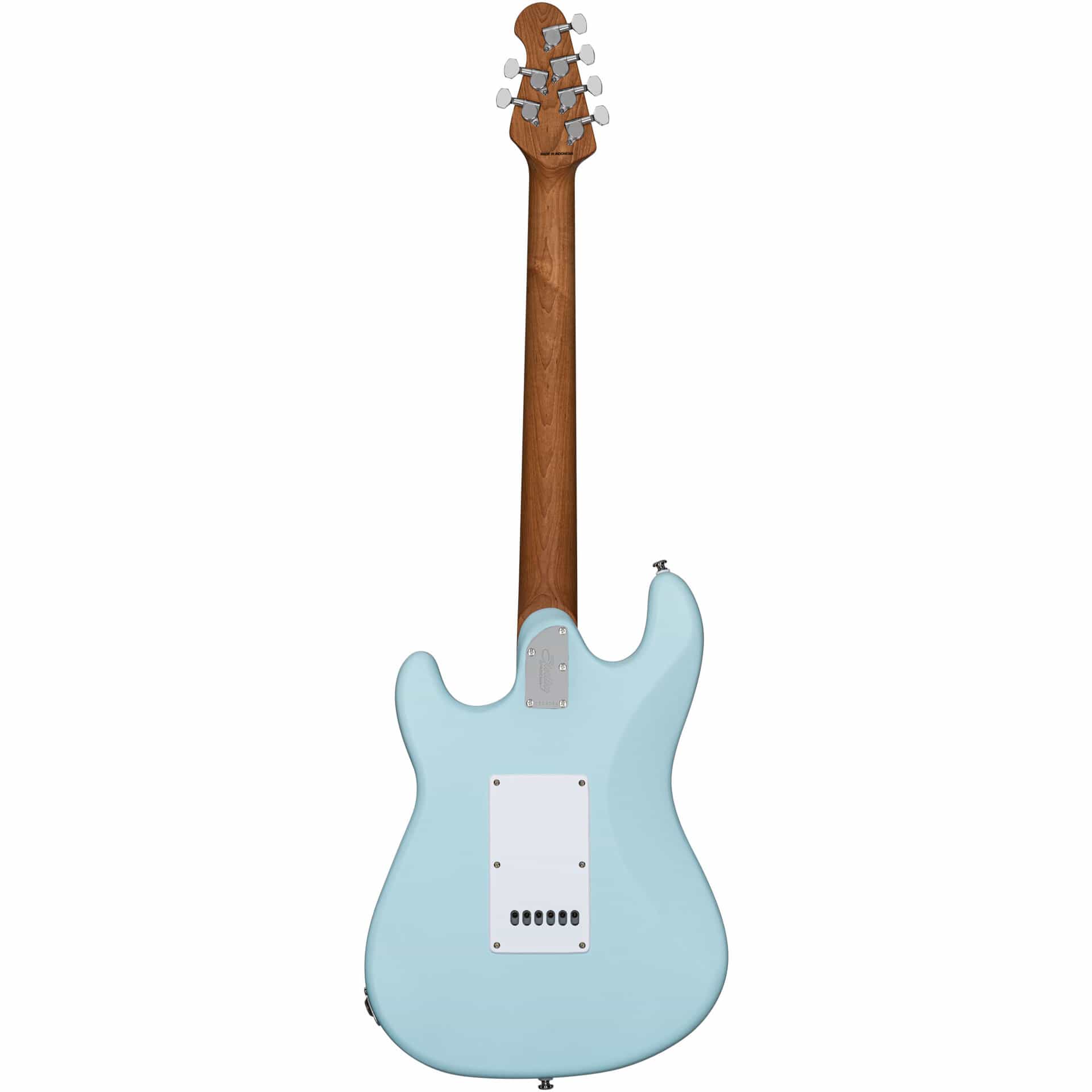 Sterling by Music Man Cutlass HSS Daphne Blue Satin 1