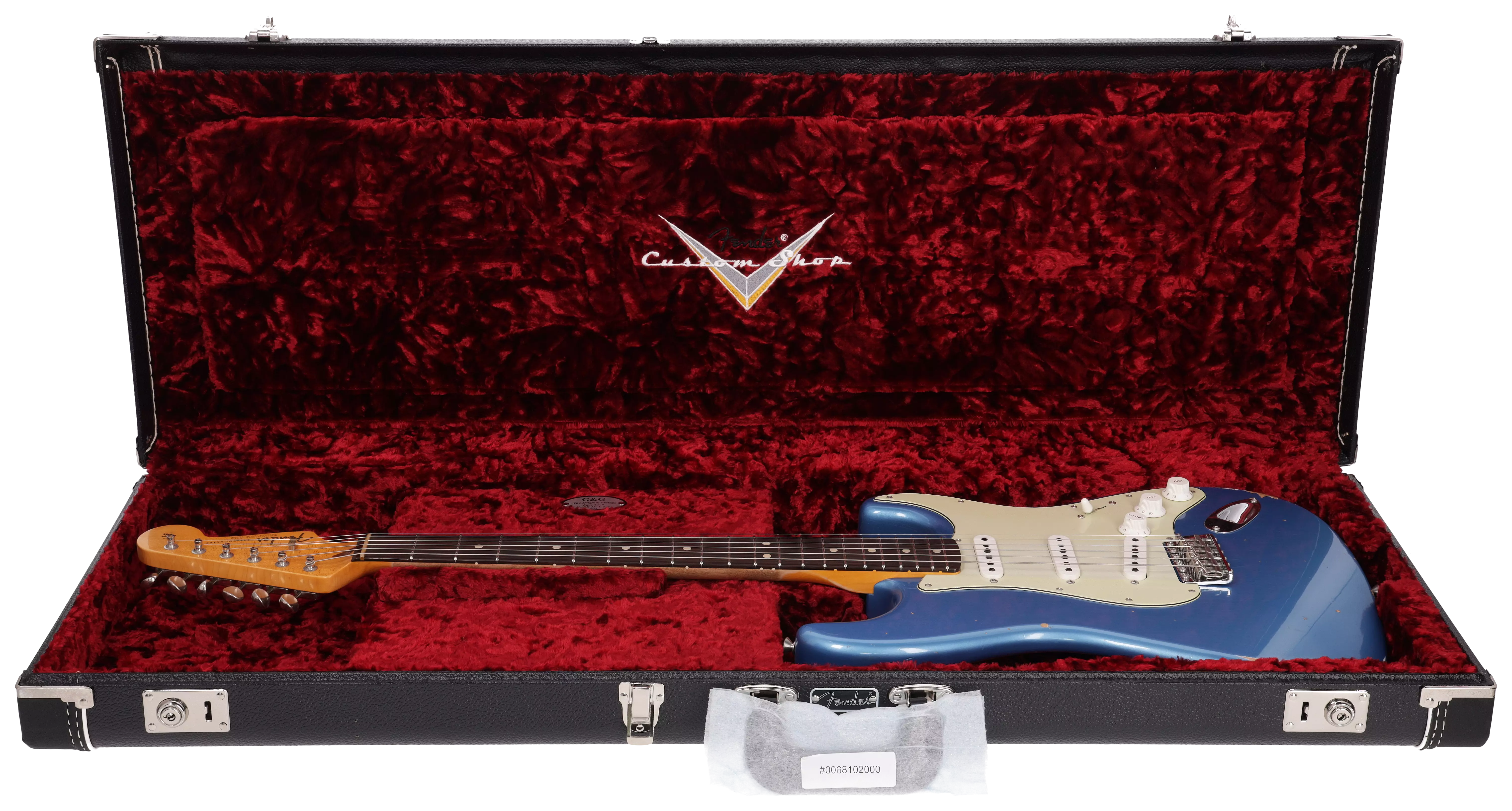 Fender Custom Shop 1963 Stratocaster Relic Aged Lake Placid Blue Metallic #1 16