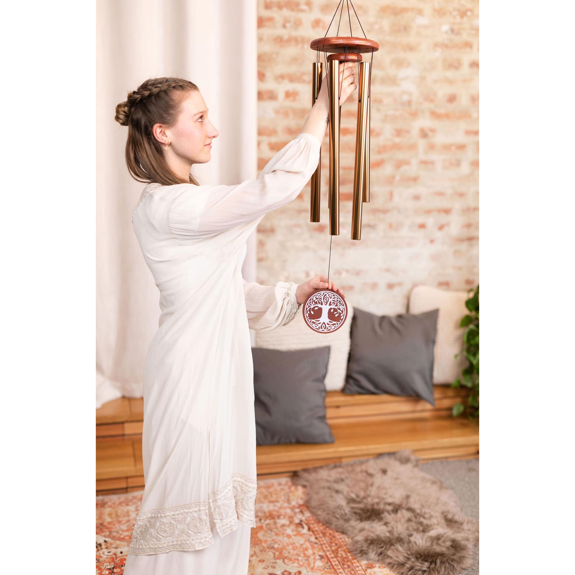 Meinl Sonic Energy TOLMC36B Tree of Life Meditation Chimes 36" 4