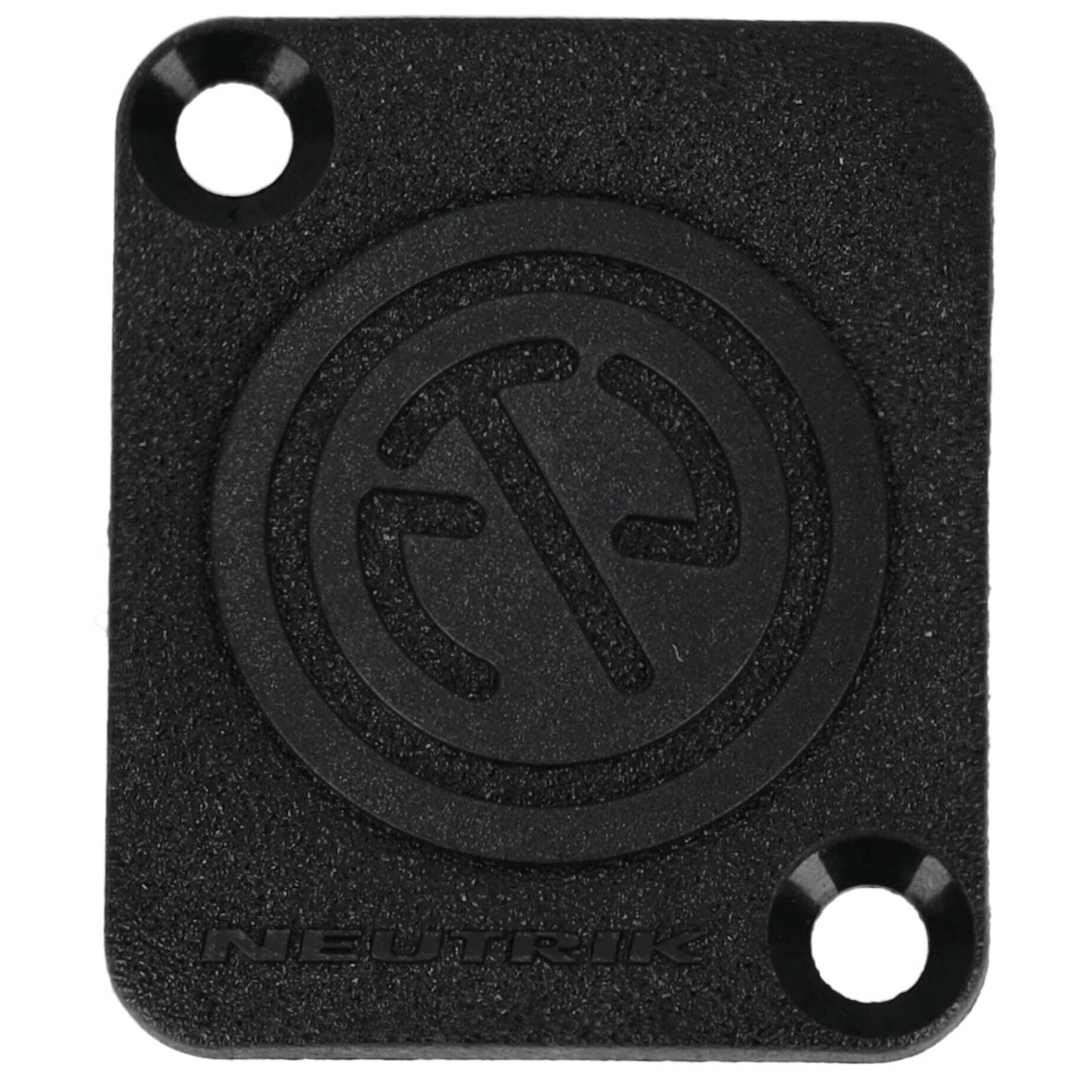 Neutrik DBA-BL Abdeckplatte D-Serie Schwarz