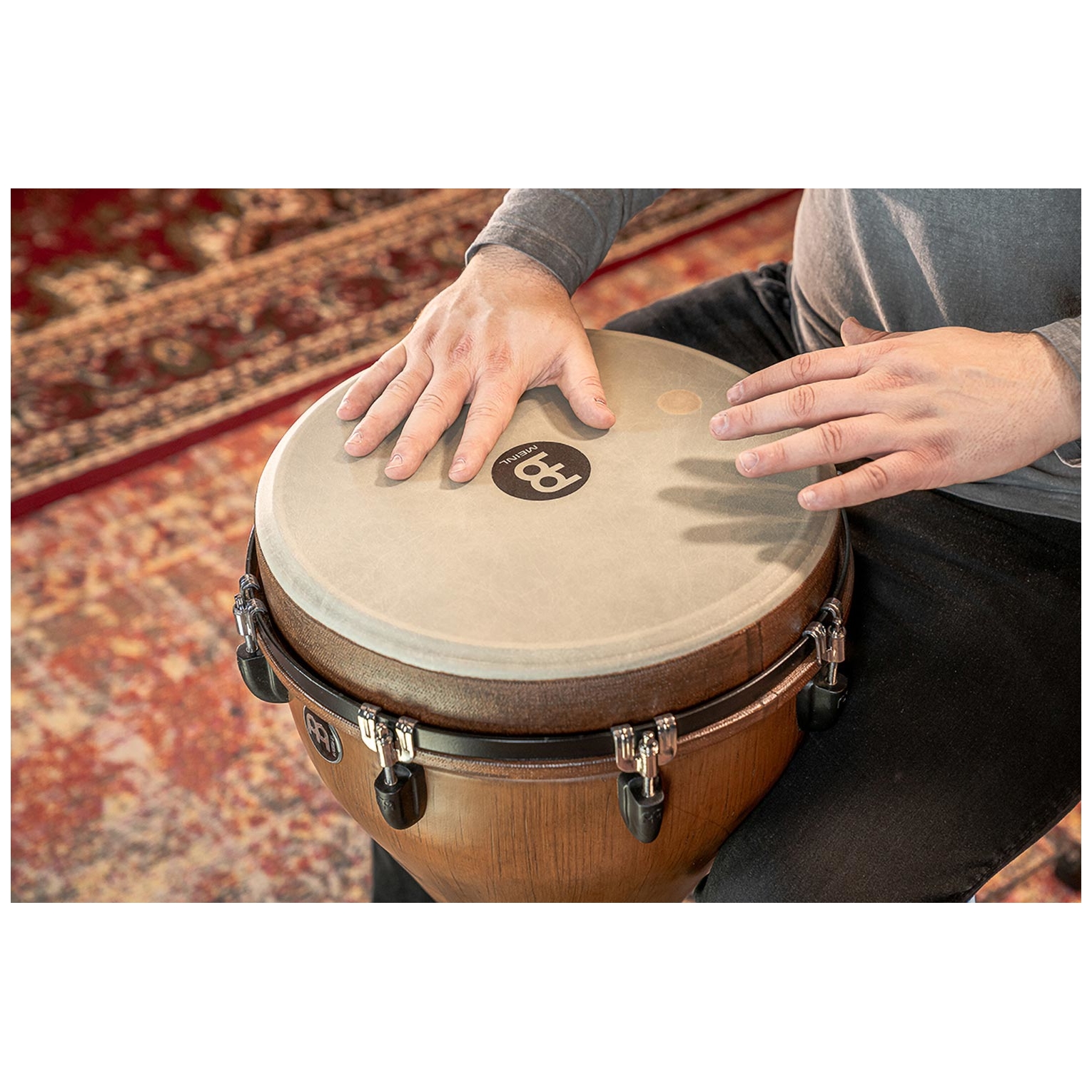 Meinl Percussion - Meinl Percussion JD14BW 14 Jumbo Djembe, Barnwood - 10