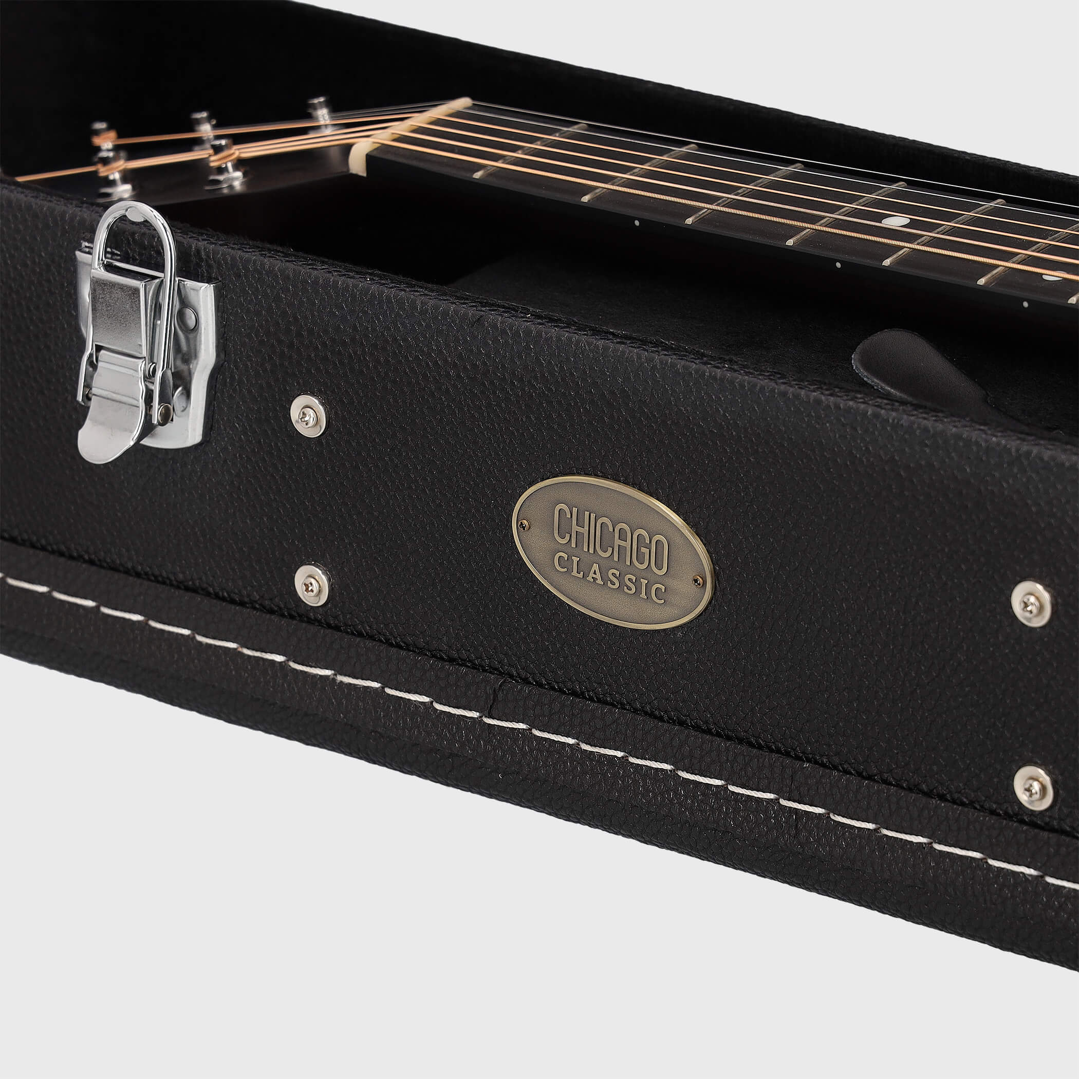 Image of Chicago classic holzkoffer western 000 schwarz 6 grau 2100