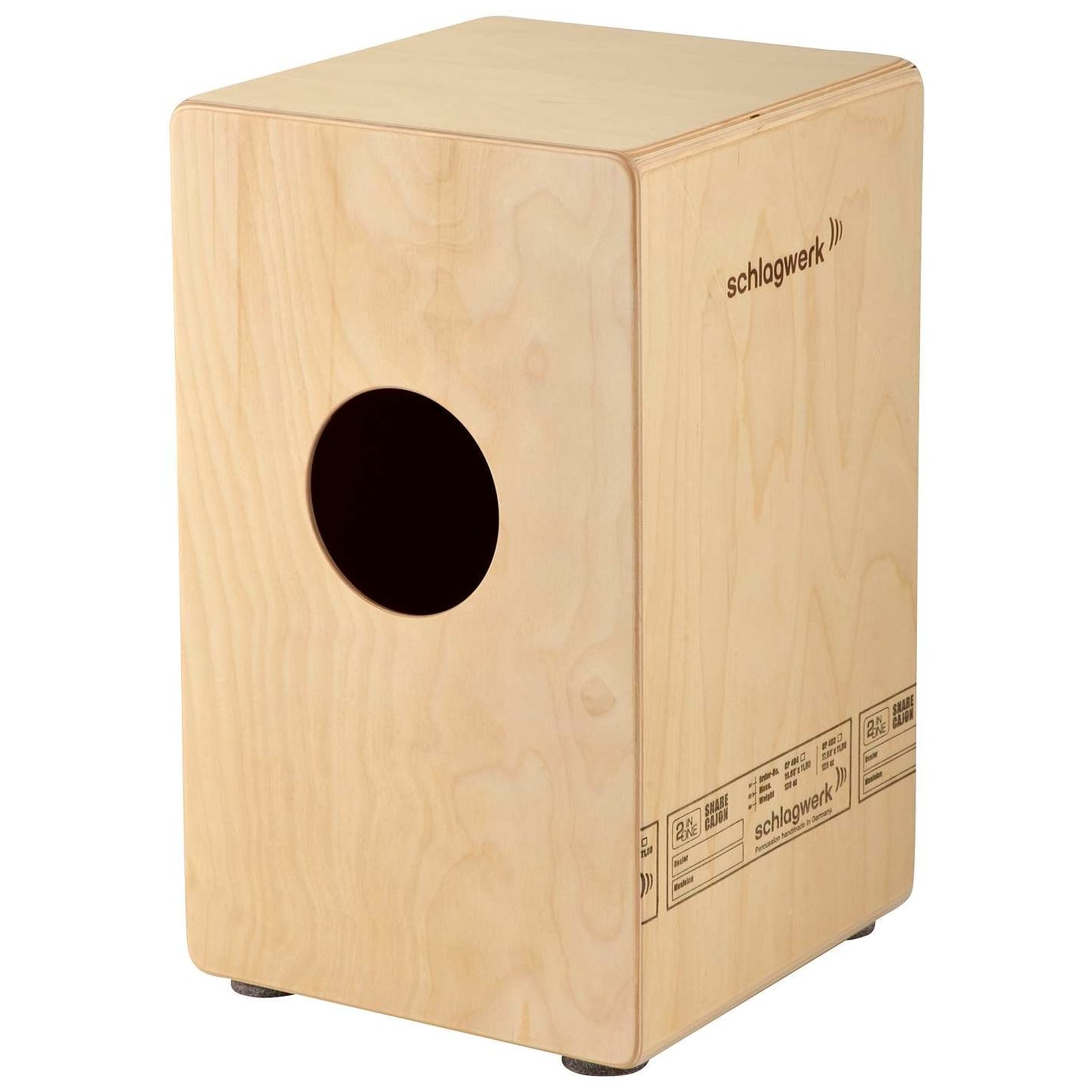 Schlagwerk - Schlagwerk CP 404 BLK Cajon 2inOne Black Edition - 1