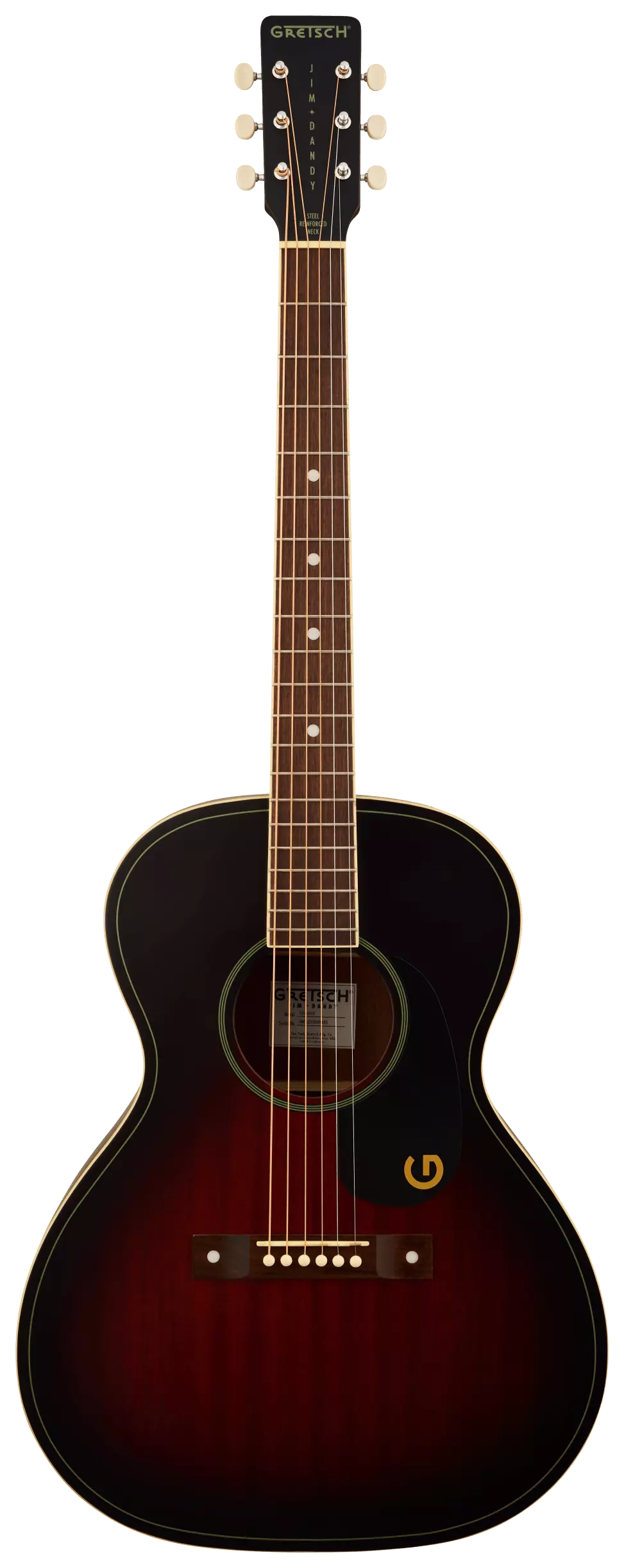 Gretsch Jim Dandy Concert MAH WPG DP CHRY BRST 5