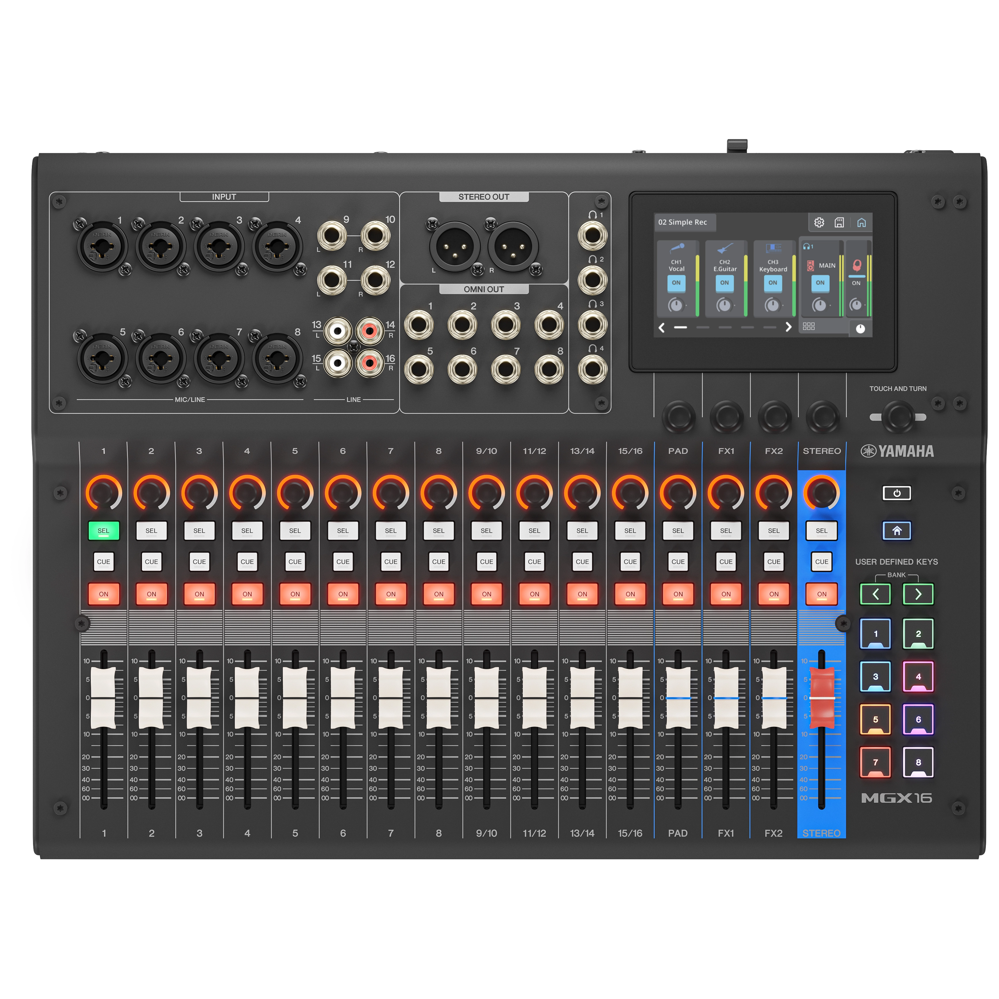 Yamaha MGX16 Digitalmischpult 5