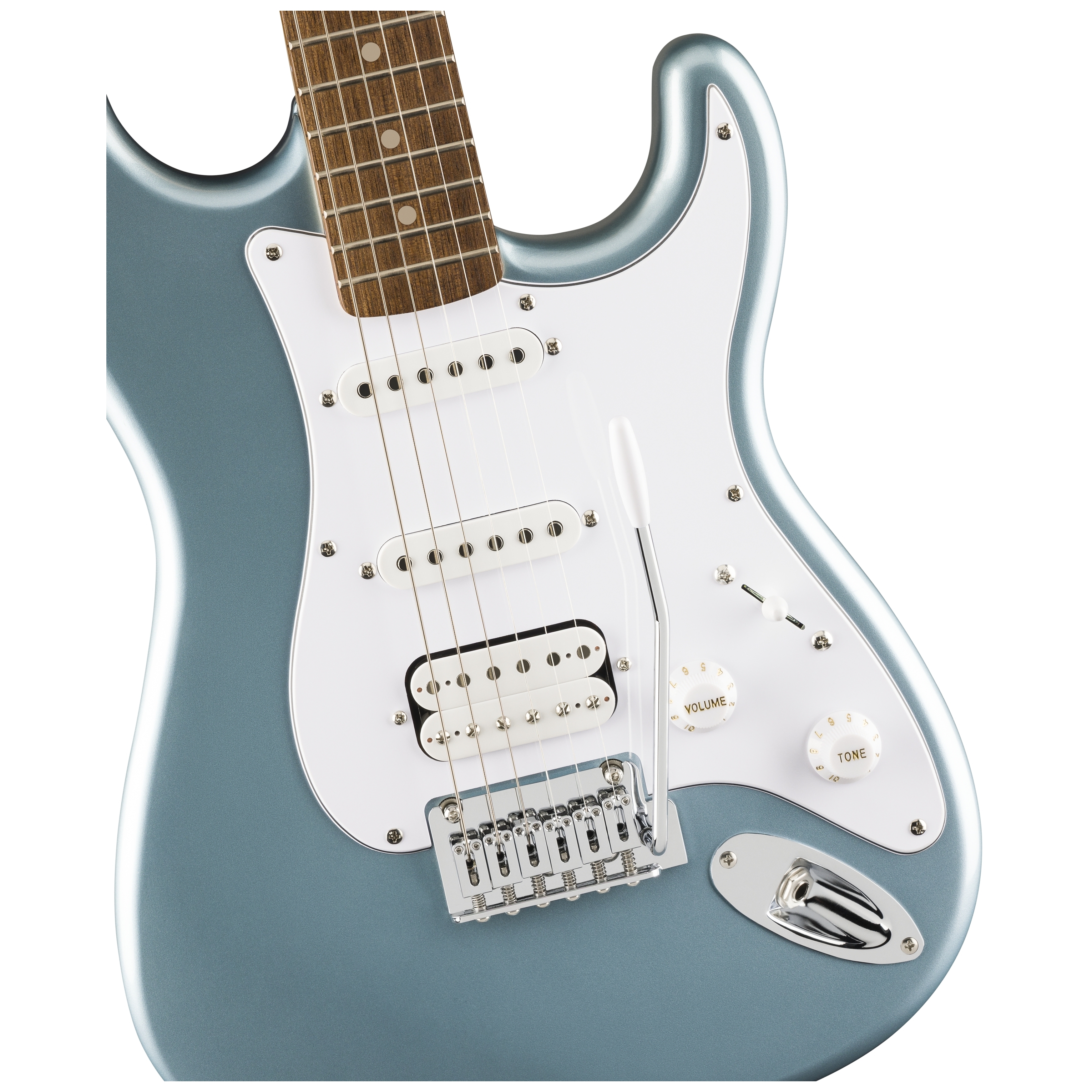Squier by Fender Affinity Stratocaster Junior HSS LRL WPG Ice Blue 5