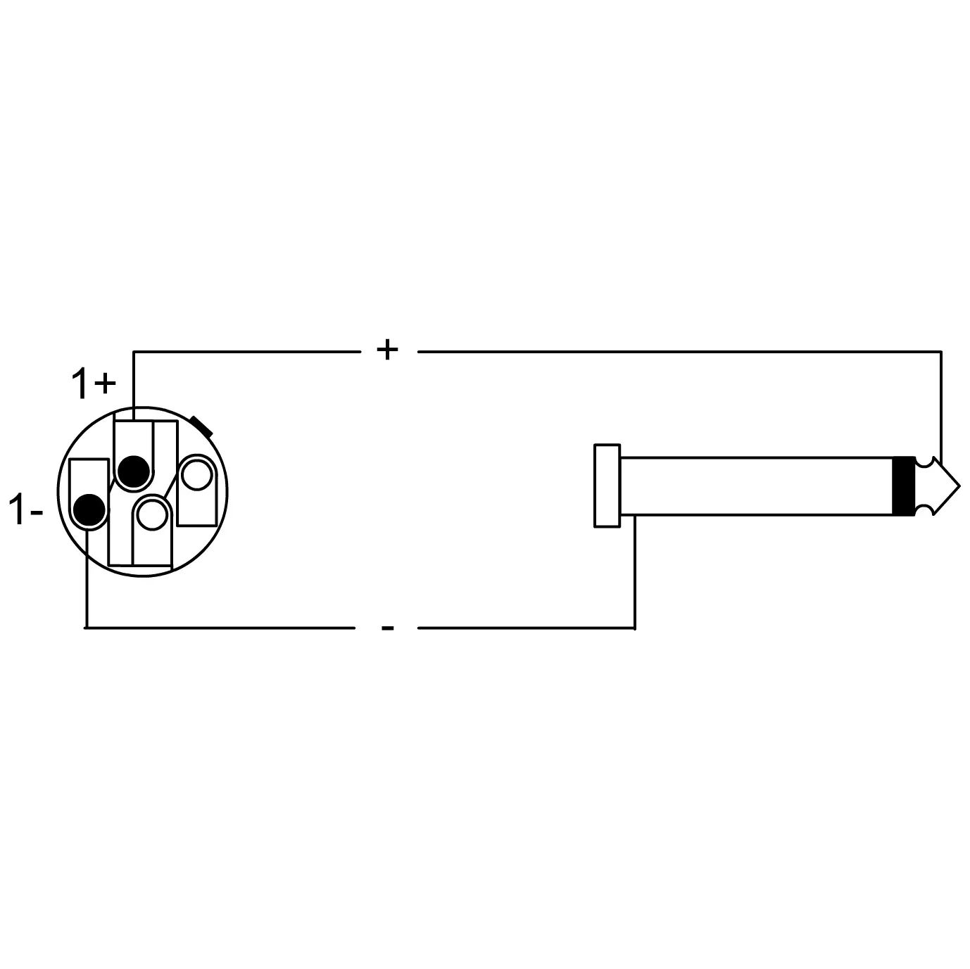 Cordial Lautsprecherkabel CPL 1.5 LP 25 - 1,5 m NEUTRIK Speakon / Klinke schwarz 1