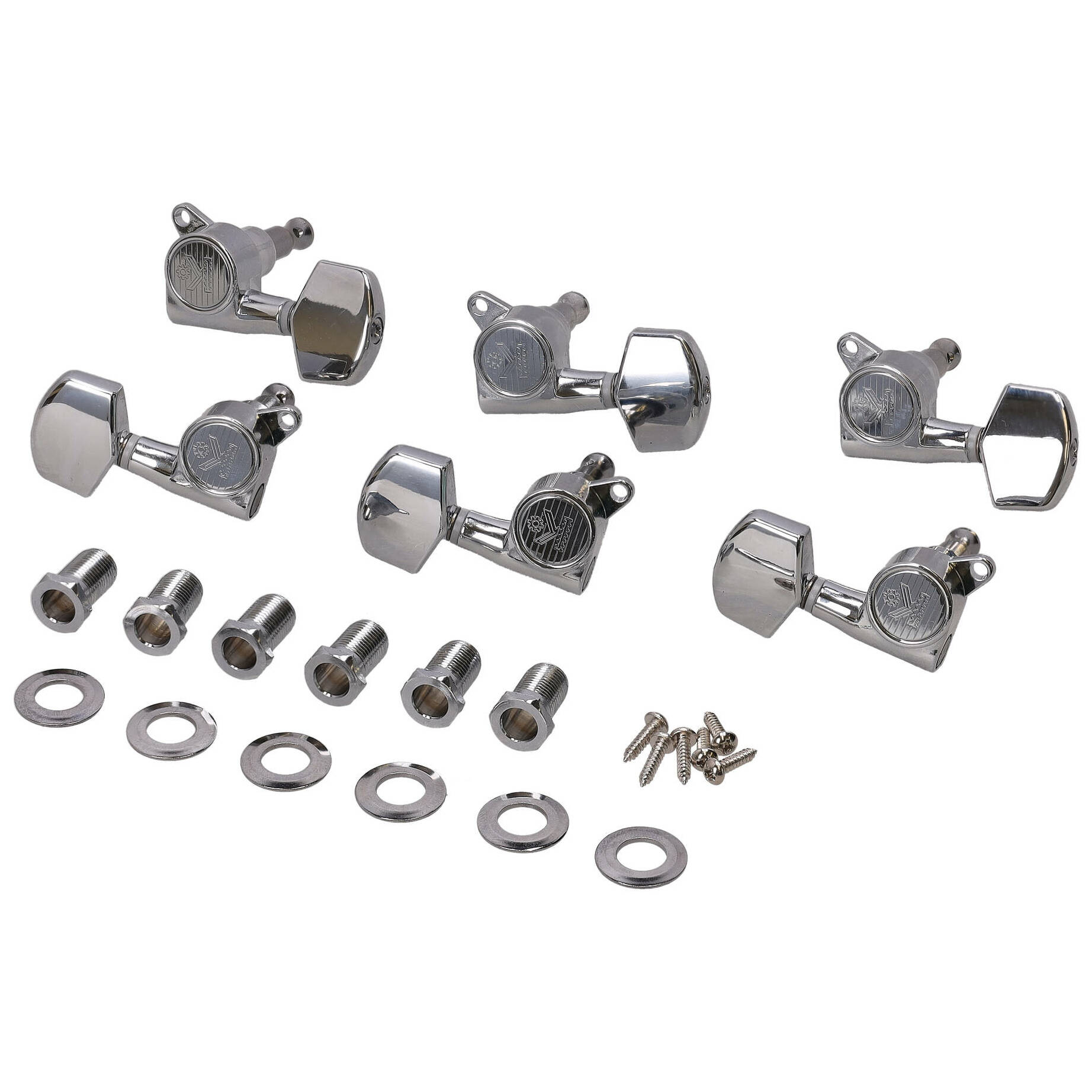 Kluson MS33C Roundbacks 3L3R 45 Grad Chrom