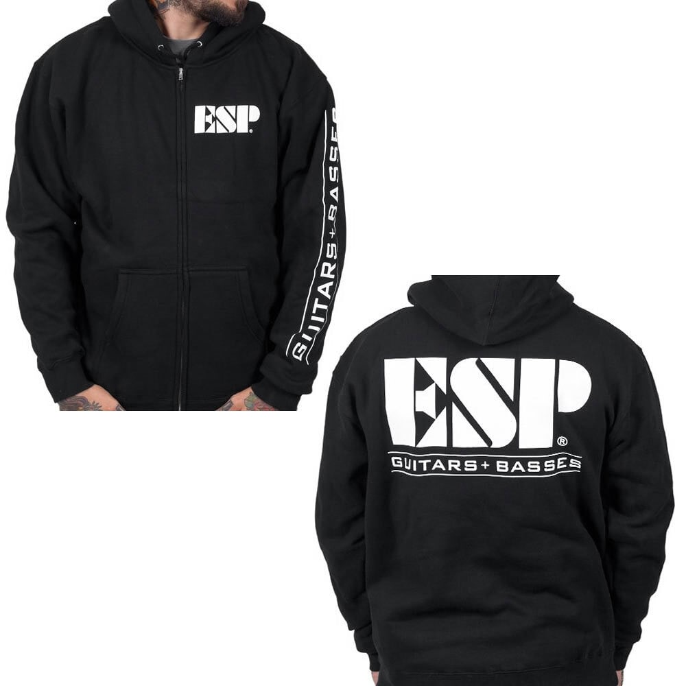 ESP Logo Zip Hoodie BLK M ESP 1