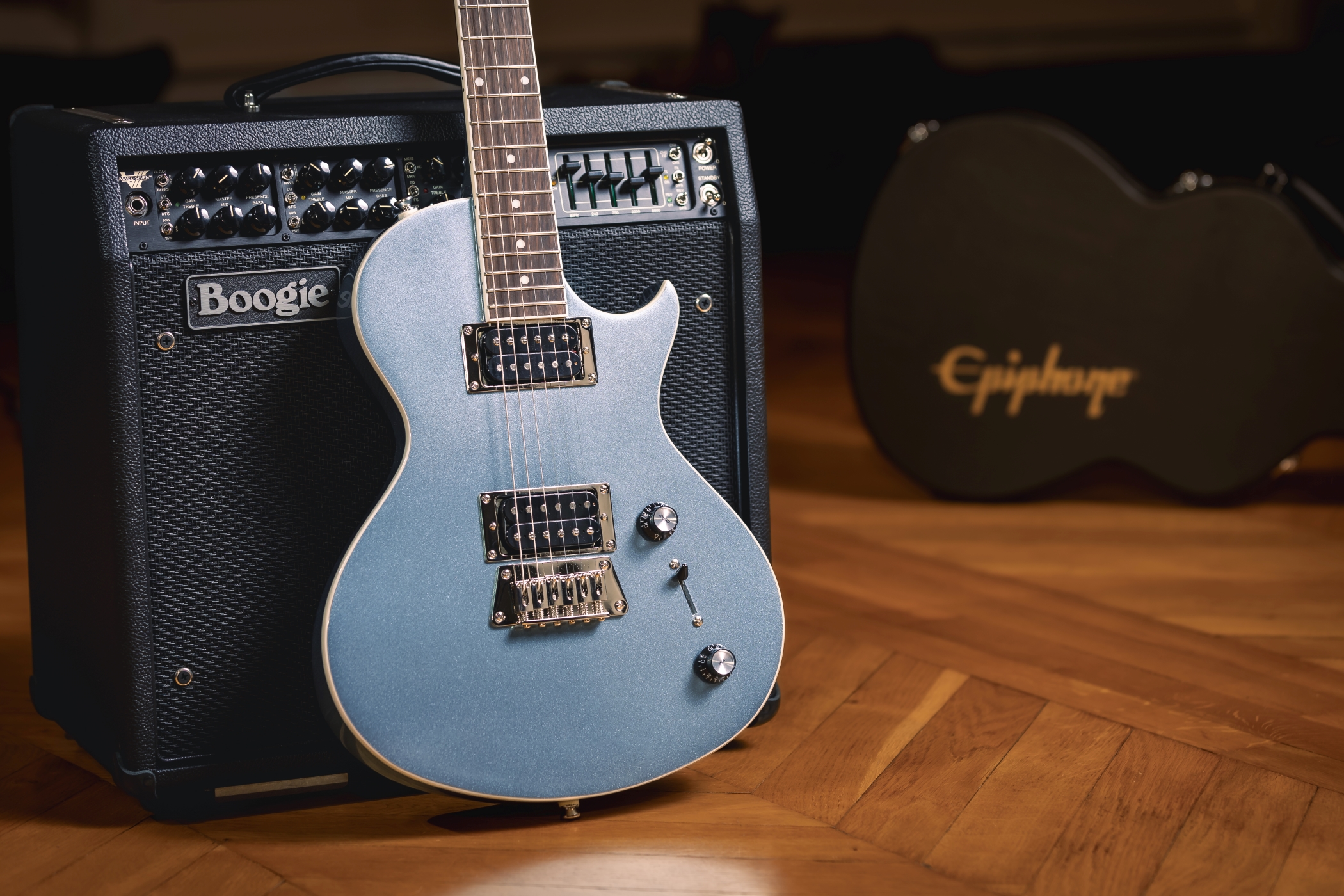 Image of Epiphone waxx nighthawk studio 09