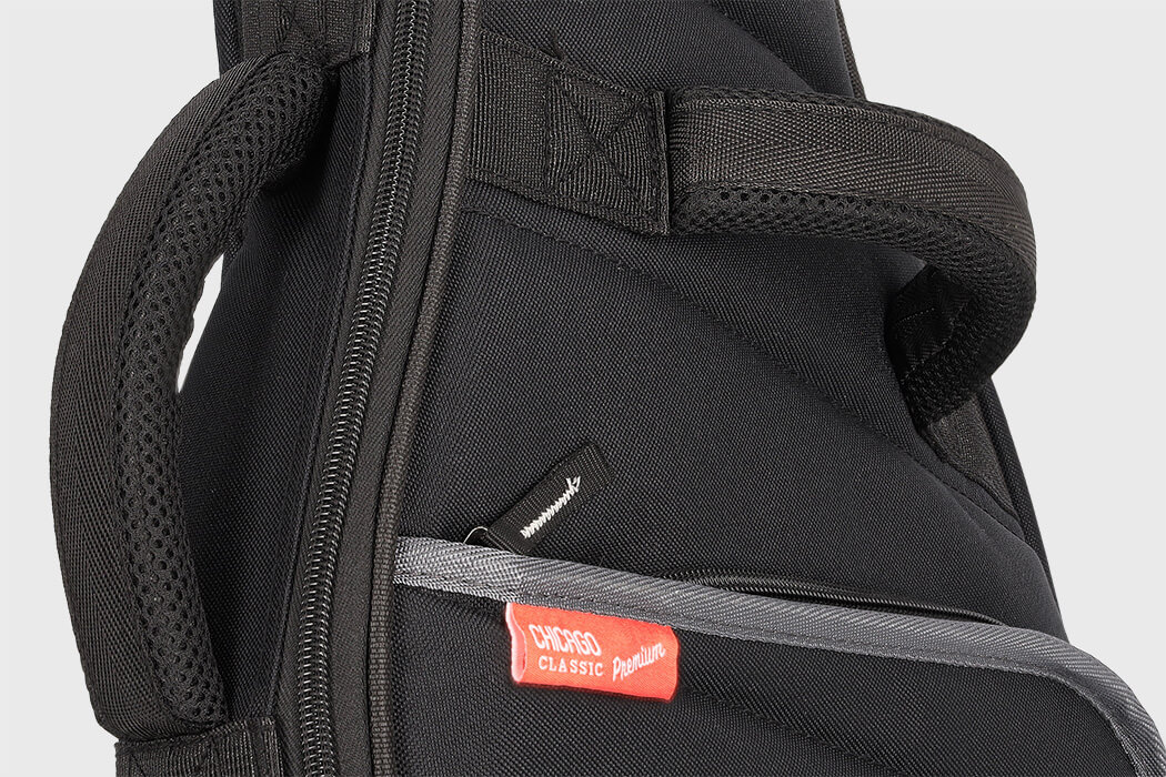 Image of Chicago classic konzertgitarren tasche premium 12 7 grau 1050x700