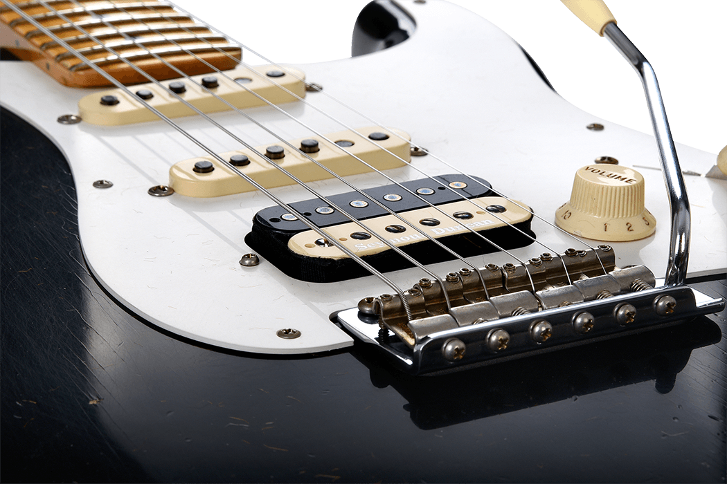 Image of Fender custom shop 1959 stratocaster dealer select jrn hss mn blk 7 1050