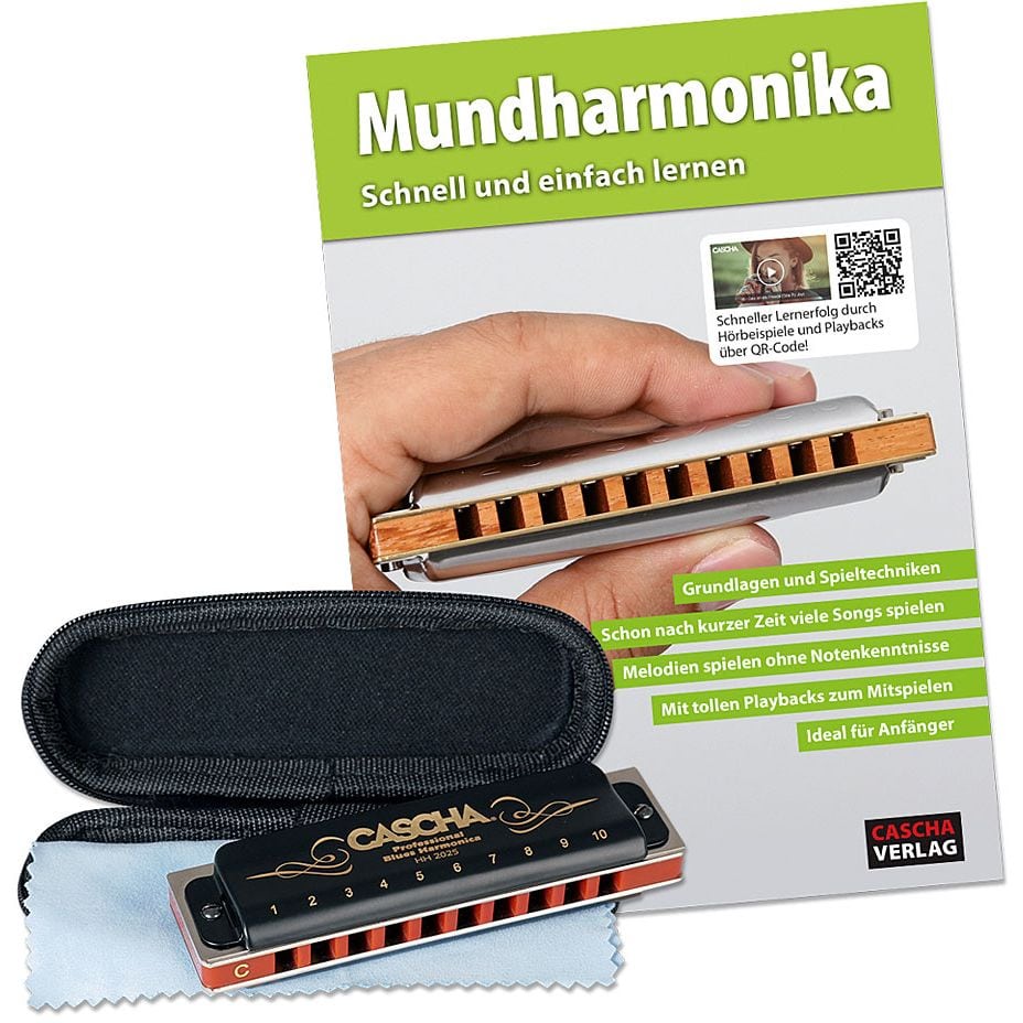  Professional Blues Harmonica Set