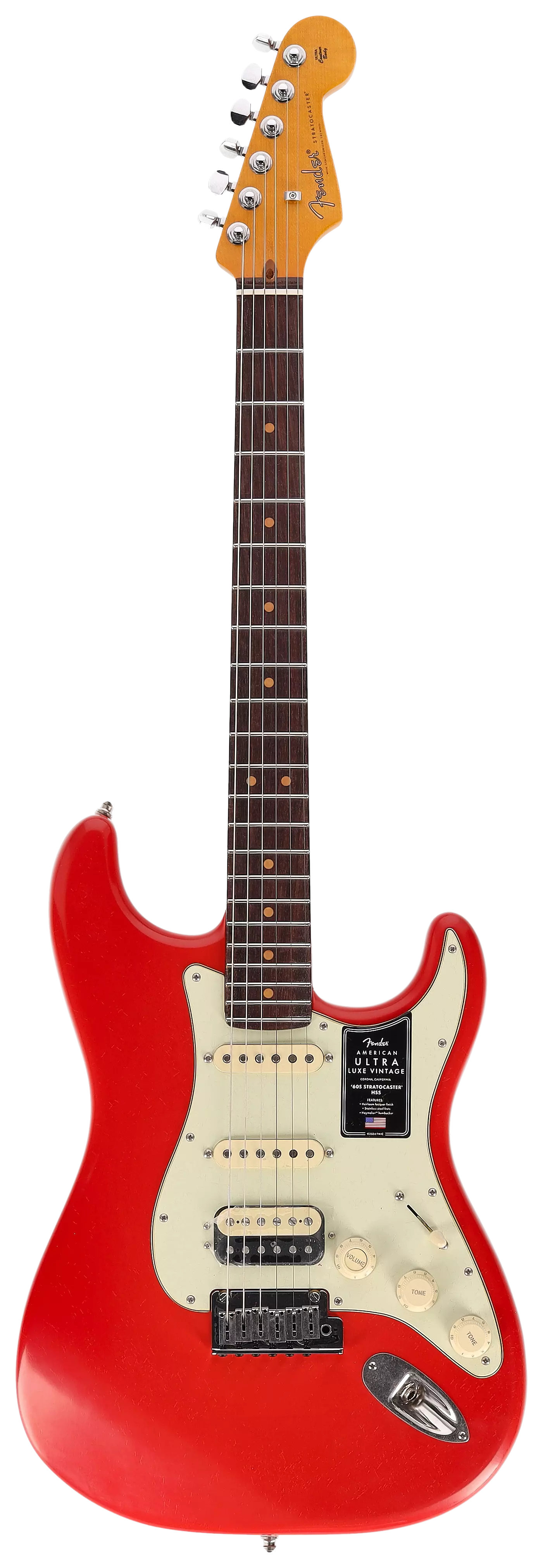 Fender American Ultra Luxe Vintage 60s Stratocaster HSS RW FRD